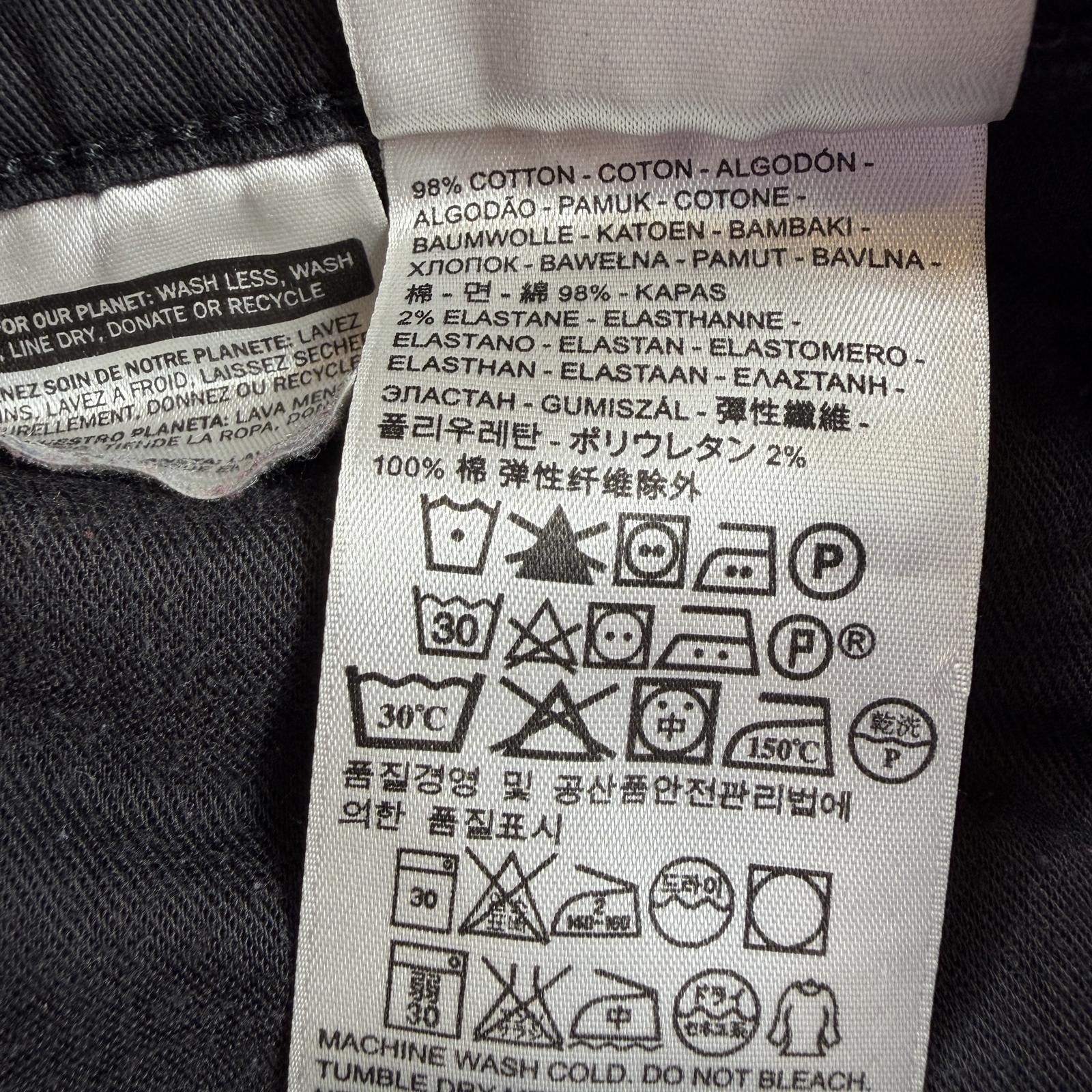 Levi's Levis 511 Jeans Mens 31x30 Slim Fit Black Stretch Faded Size US 31 - 6 Thumbnail