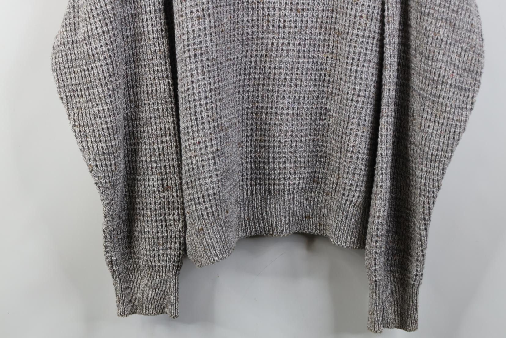 Vintage Vintage 90s Streetwear Thermal Commando Henley Sweater USA Size US L / EU 52-54 / 3 - 3 Thumbnail