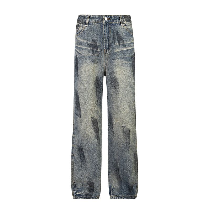 Vintage American high street distressed denim jeans for men Size US 32 / EU 48 - 1 Thumbnail