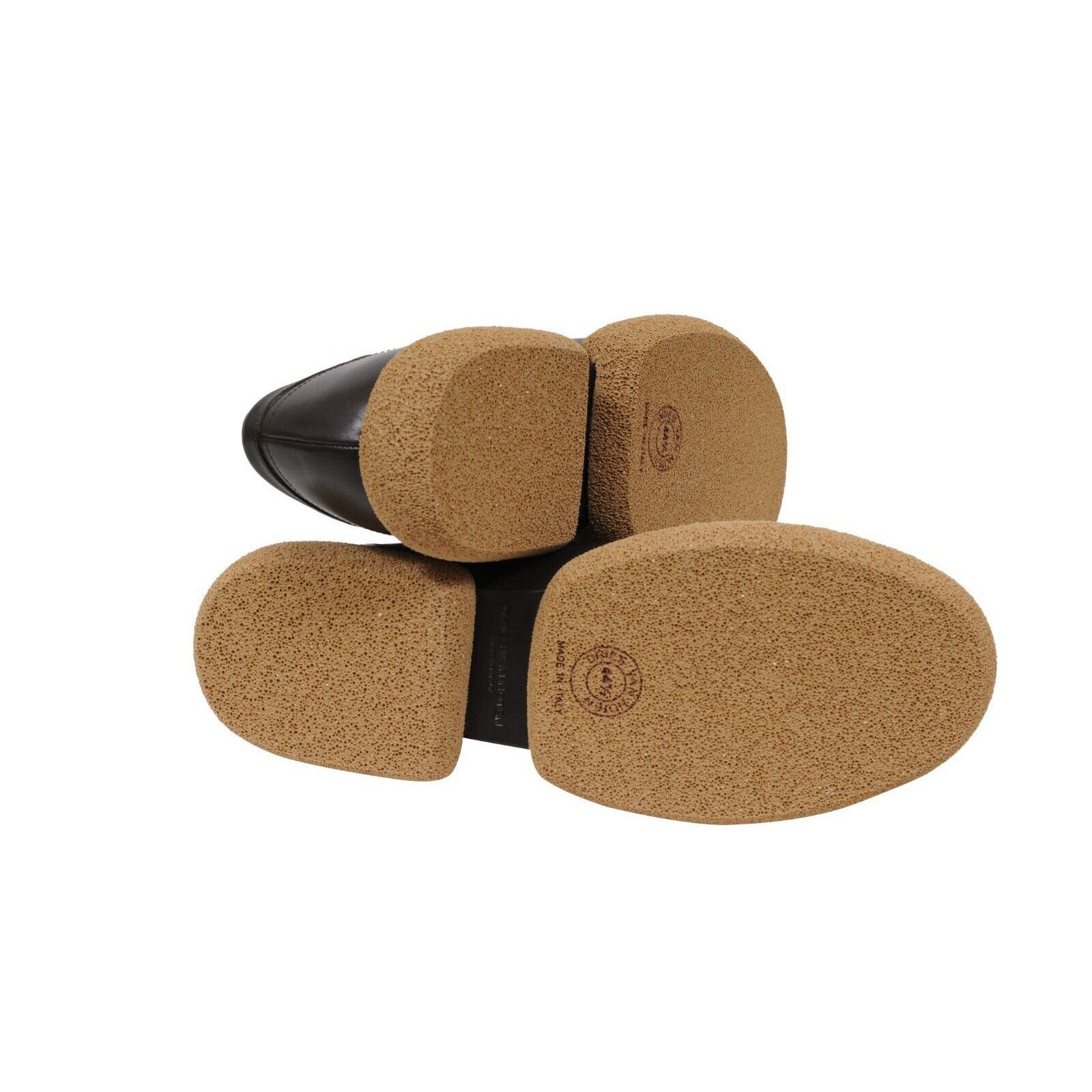 Dries Van Noten Brown Leather Chunky Cork Sole Platform Derby - 01854 Size US 11.5 / EU 44-45 - 12 Thumbnail