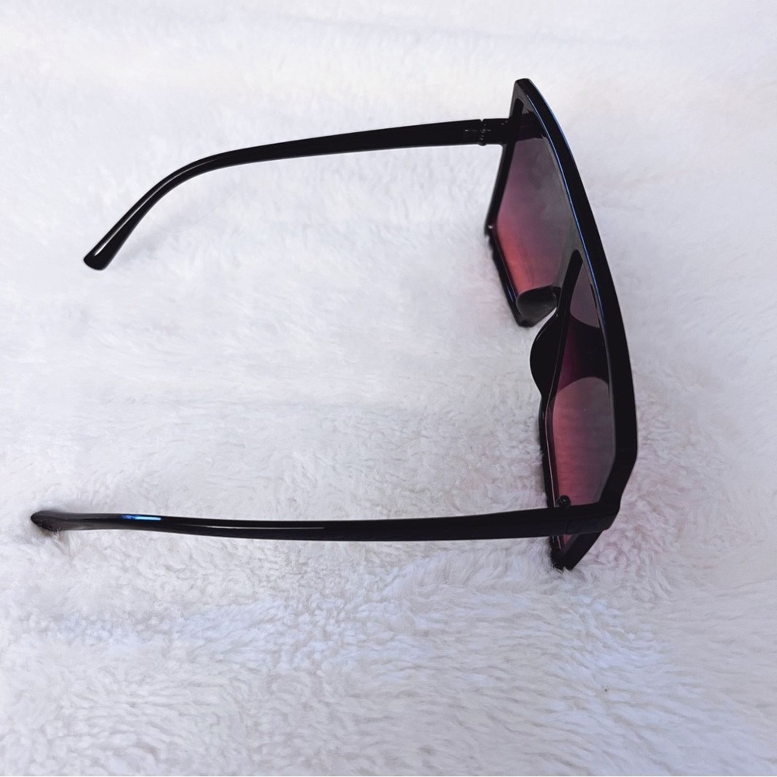 Other Ivonne Black & Pink Oversized Square Sunglasses Size ONE SIZE - 8 Thumbnail