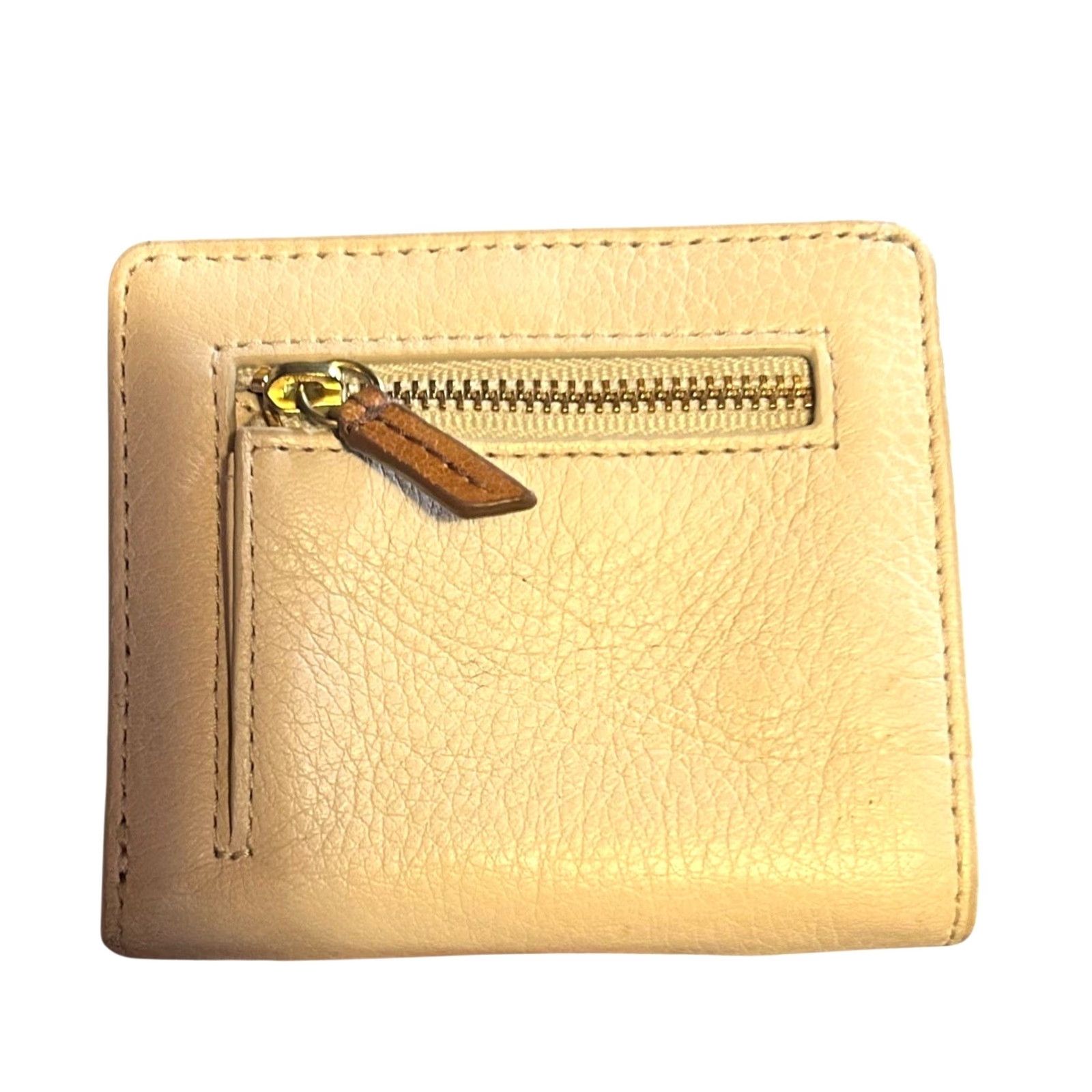 Fossil VINTAGE Fossil Emma RFID Off-White & Black Striped Bi-Fold Fringe Wallet Women's Size ONE SIZE - 7 Thumbnail