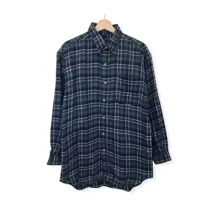 image of Valentino Monica Flannel Shirt Button Up, Men's (Size Large)