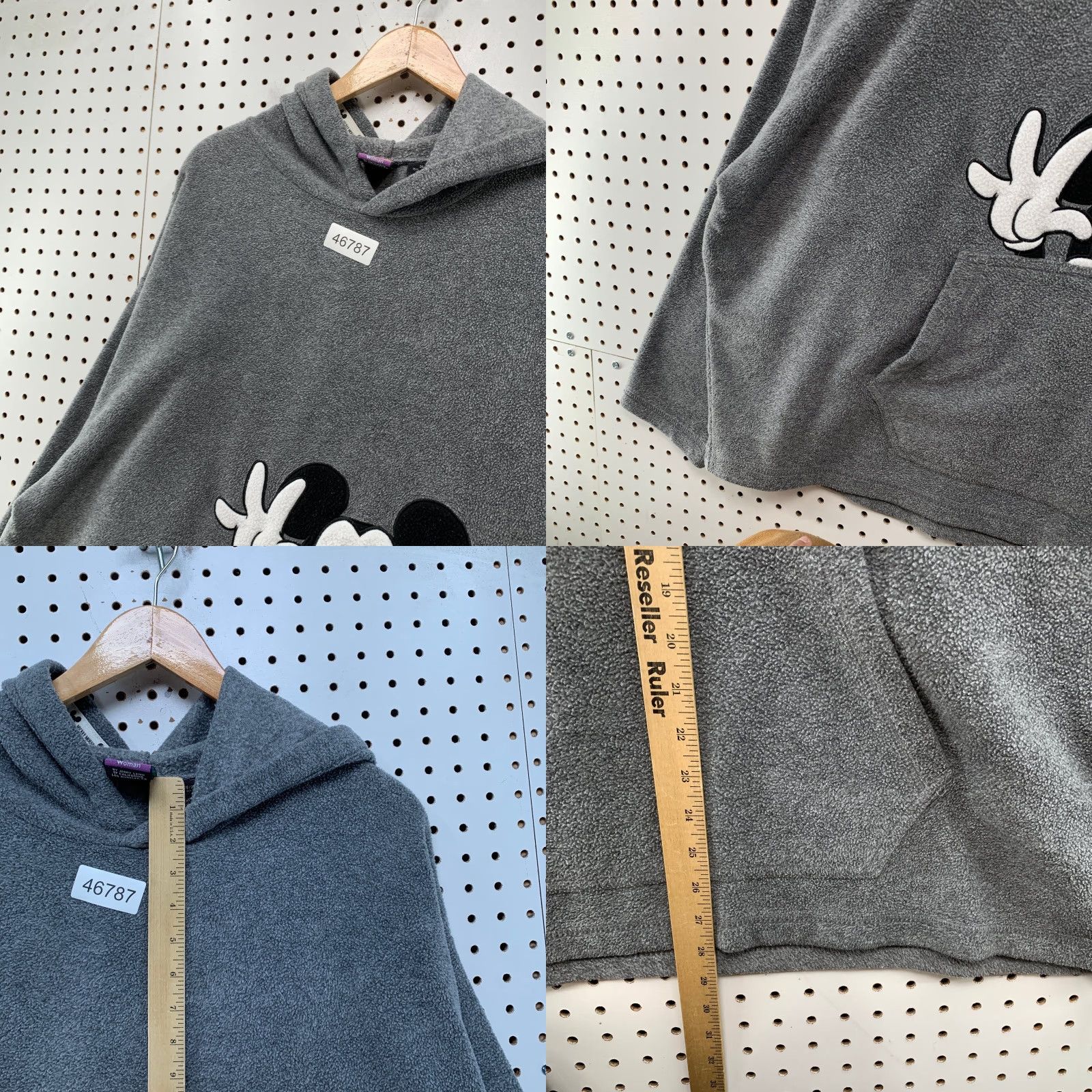 Mickey Unlimited Vintage Mickey Unlimited Hoodie Sweatshirt Womens 4XL 26/28 Fleece Embroidered Beige Size XXL / US 16-18 / IT 52-54 - 8 Thumbnail