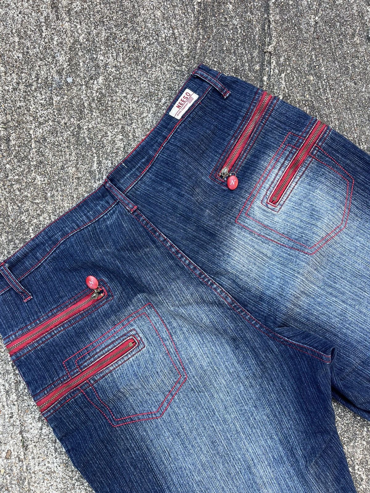Vintage Neeso Zipper Denim Size US 34 / EU 50 - 5 Thumbnail