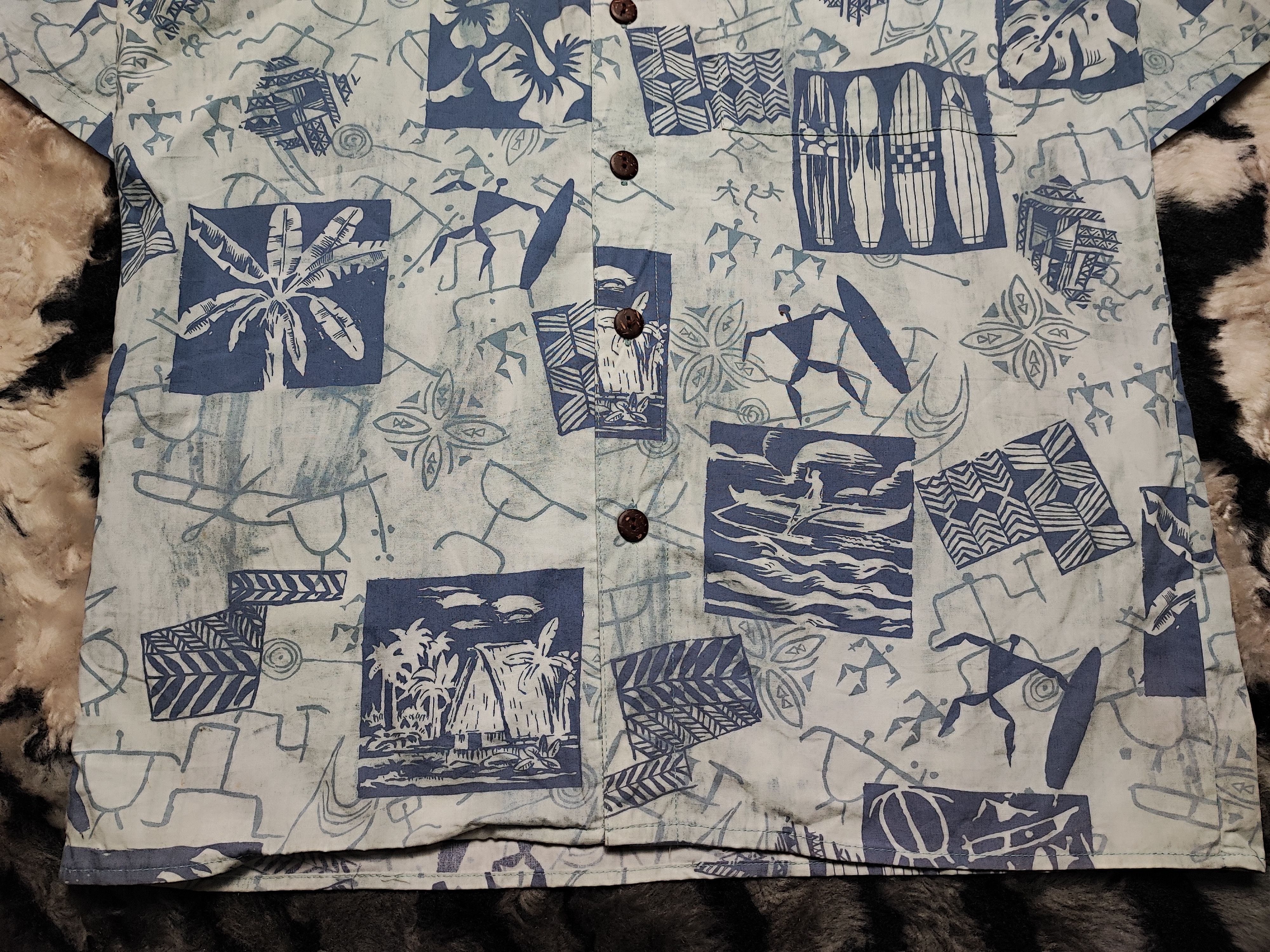 Hilo Hattie × Vintage Surf Hawaiian Shirt 1980’s Hilo Hattie Vintage Size US L / EU 52-54 / 3 - 4 Thumbnail