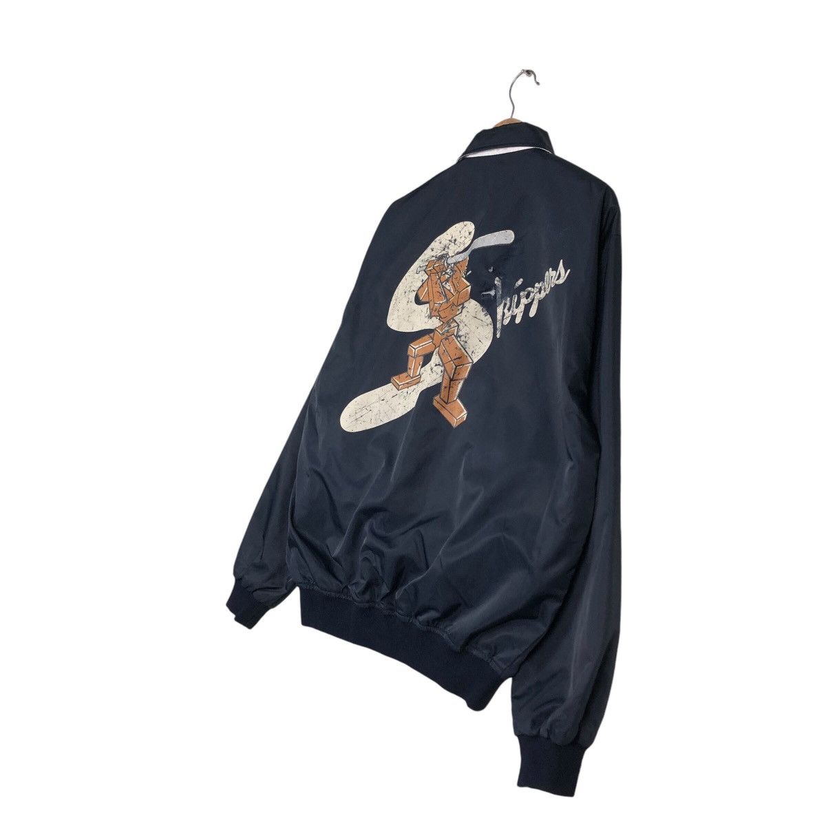 Japanese Brand 📌Vintage Reversible Bomber Jacket Cricket Team Big Logo Size US L / EU 52-54 / 3 - 11 Thumbnail