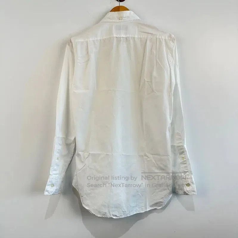 Thom Browne Thom Browne White Cotton Long Sleeve Shirt . Size US L / EU 52-54 / 3 - 2 Thumbnail