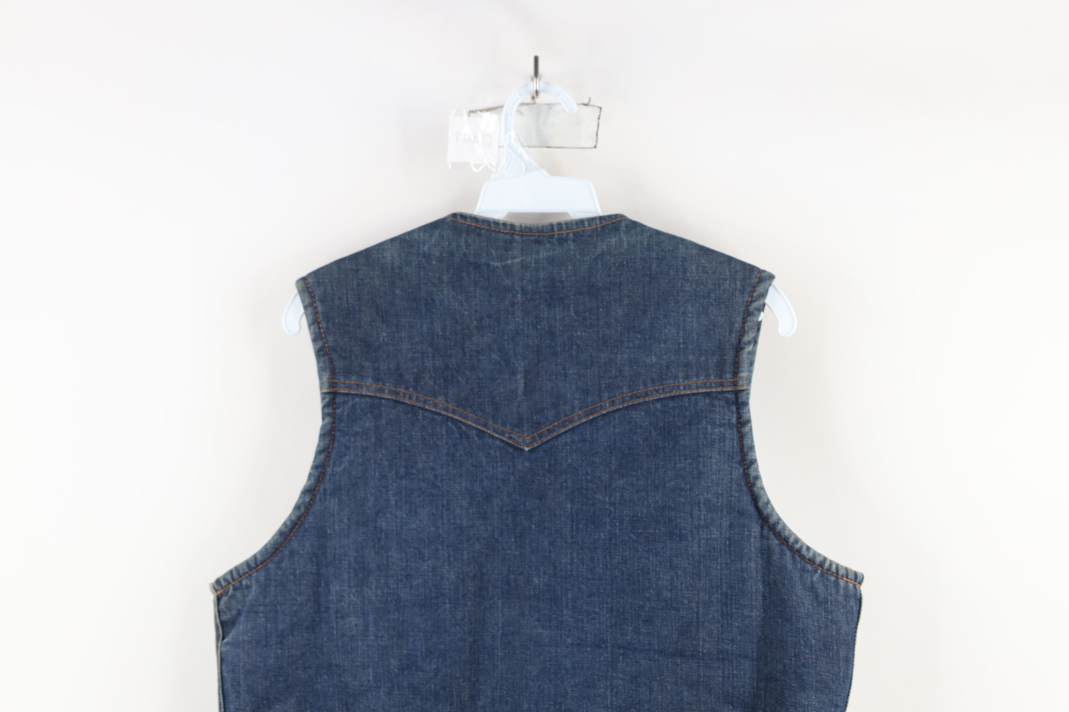 Lee × Vintage Vintage 60s 70s Lee Storm Rider Lined Denim Vest Jacket USA Size US M / EU 48-50 / 2 - 13 Thumbnail