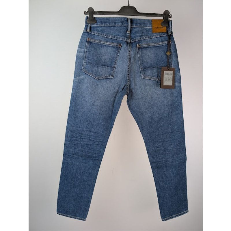 Tom Ford o1rshd1 Selvedge Tapered Denim Jeans in Blue Size US 30 / EU 46 - 11 Thumbnail