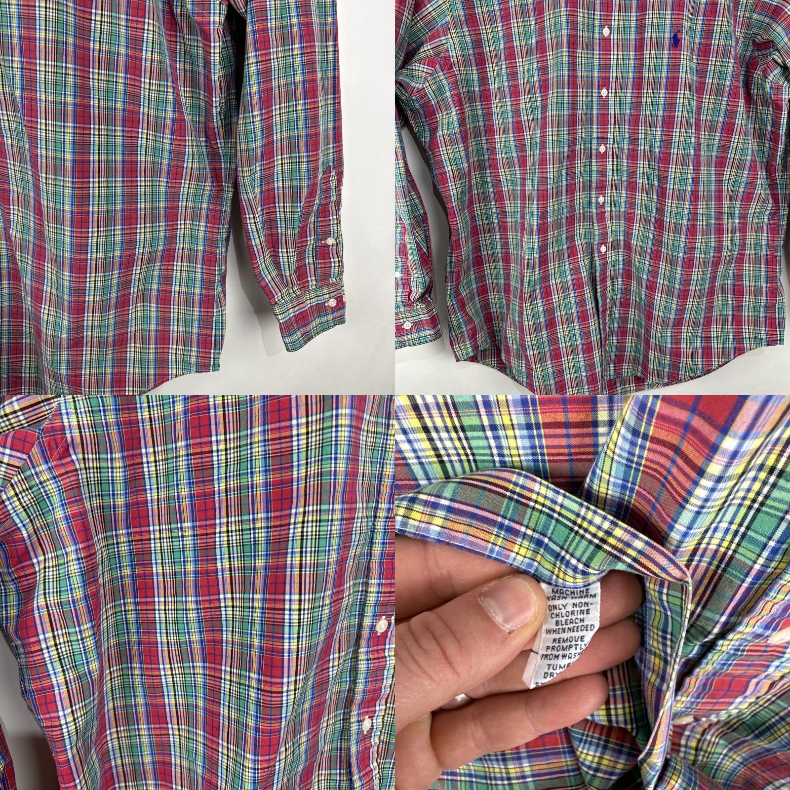 Polo Ralph Lauren VINTAGE Polo Ralph Lauren Mens Classic Fit Shirt XL Plaid Long Sleeve Button-Up Size US XL / EU 56 / 4 - 8 Thumbnail