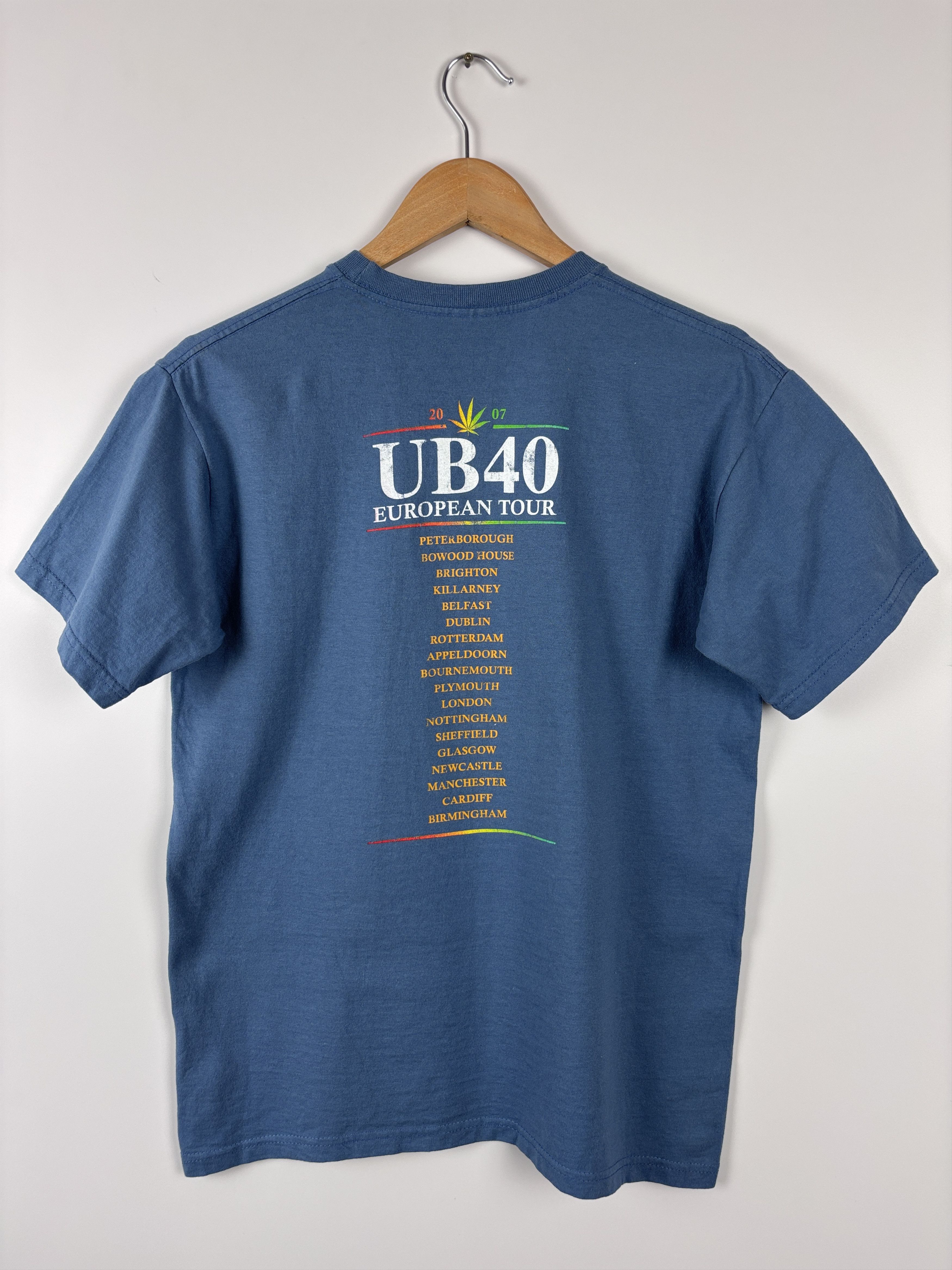 Band Tees × Fruit Of The Loom × Vintage Mens UB40 Band European Tour 2007 Blue Size S Size US S / EU 44-46 / 1 - 8 Thumbnail