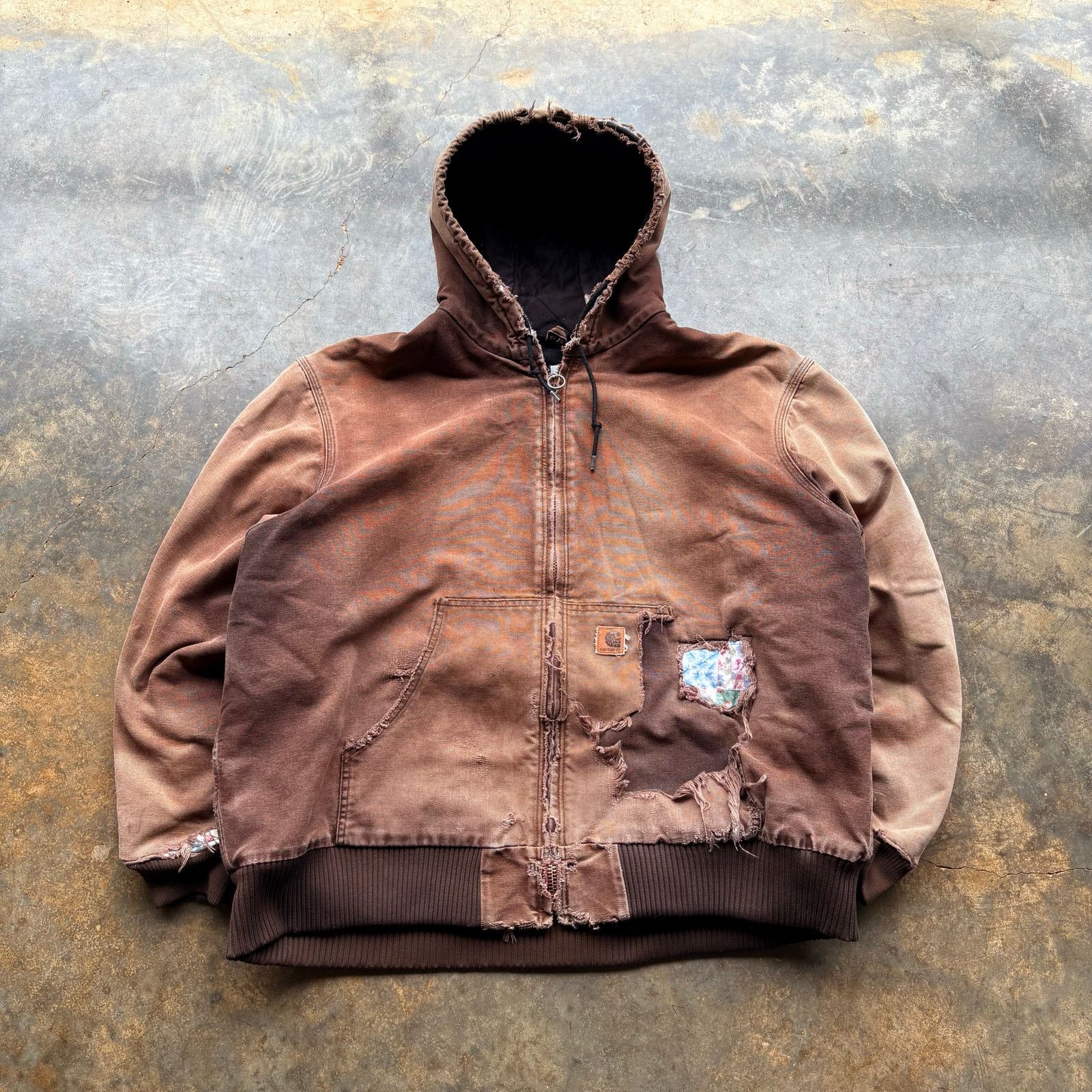 Vintage Crazy Vintage Thrashed Faded Distressed Carhartt Jacket XXL Size US XXL / EU 58 / 5 - 1 Thumbnail
