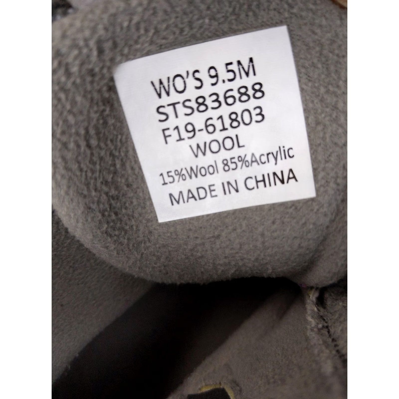 Sperry Sperry Snow Boots Womens 9.5 Gray Wool Ankle Insulated Zip Duck Boot STS83688 Size US 10 / IT 40 - 5 Thumbnail
