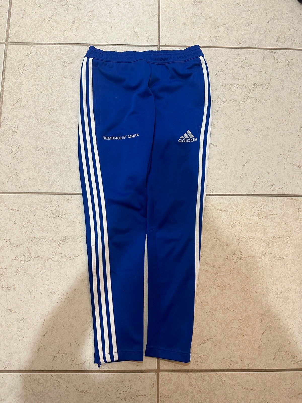 image of Gosha Rubchinskiy 2018 Blue Adidas Trackpants, Men's (Size 30)