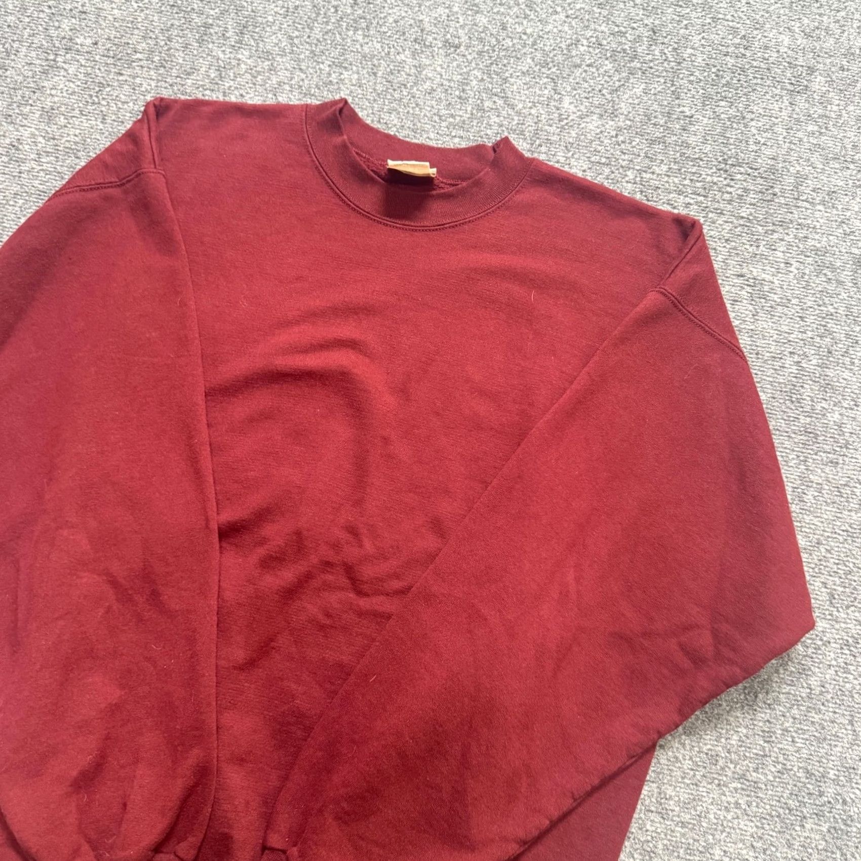 Vintage VINTAGE Port & Company Sweatshirt XL Men Red Cotton Blend Lounge Pullover Shirt/Hoody Size US XL / EU 56 / 4 - 2 Thumbnail