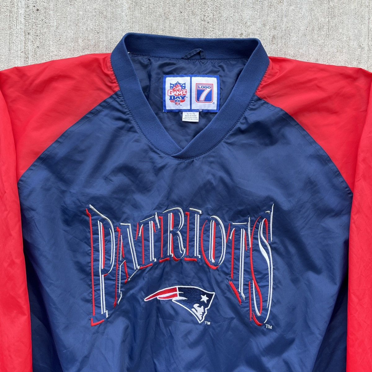 NFL Vintage Patriots Windbreaker Size US XL / EU 56 / 4 - 3 Thumbnail