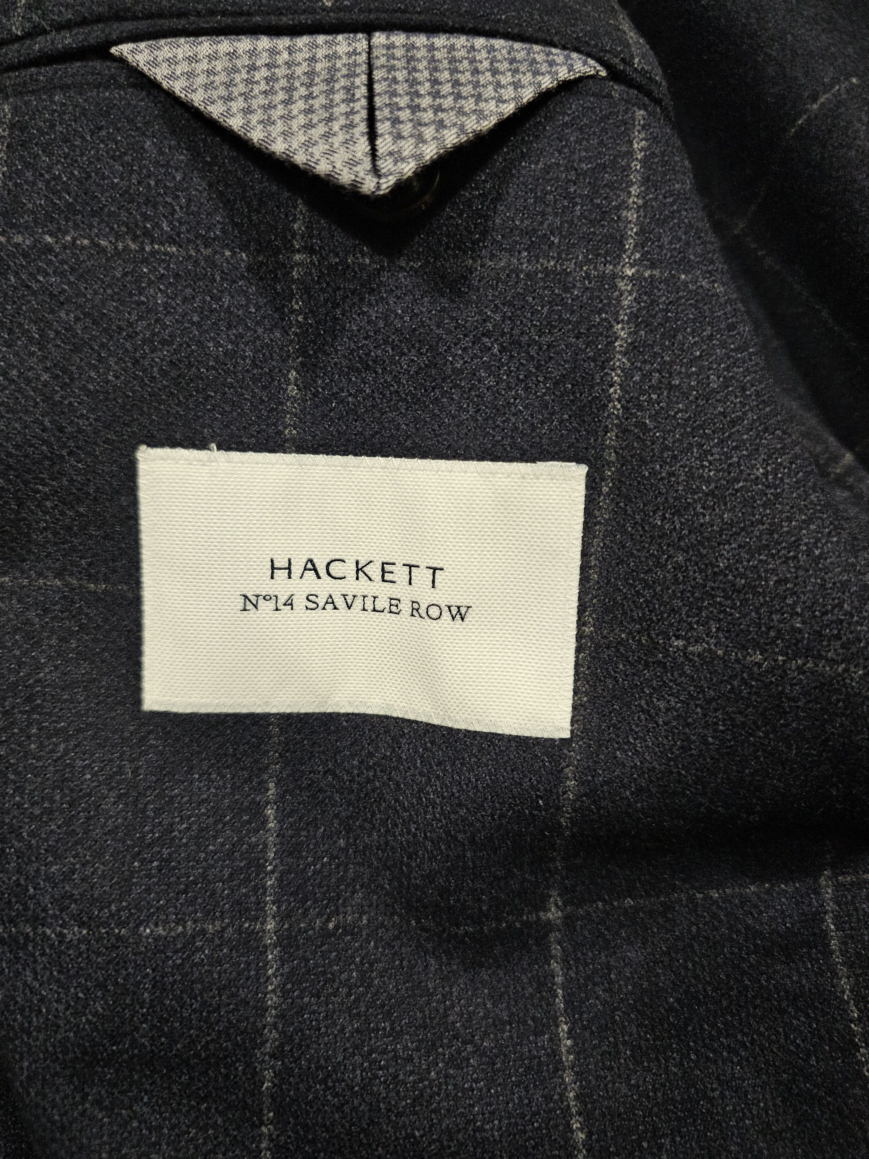 Hackett Hackett Savile Row Striped Blazer Jacket Wool Cashmere Size 42L - 11 Thumbnail