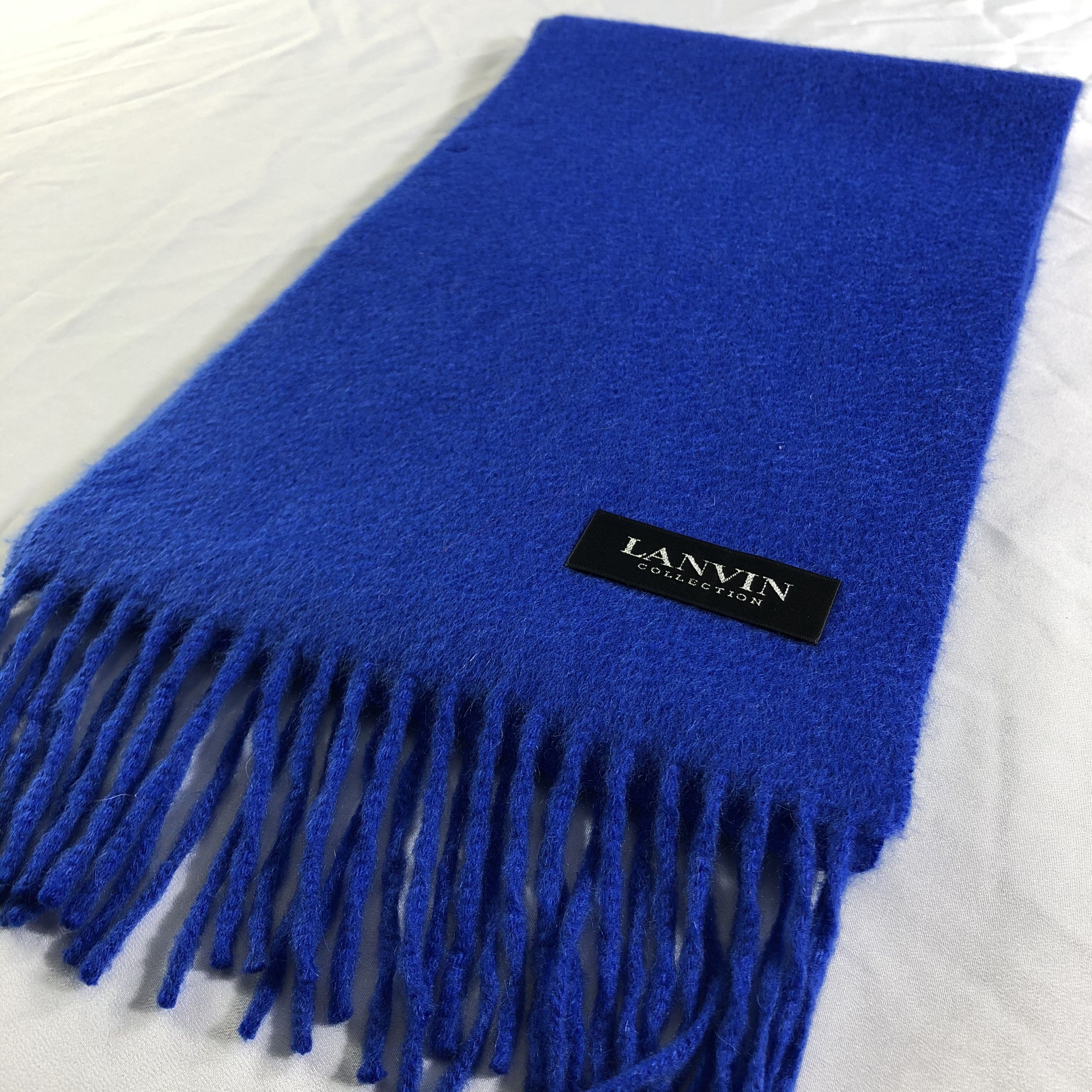 Lanvin Lanvin Cashmere Scarf Muffler Neckwear V2451 Size ONE SIZE - 3 Thumbnail