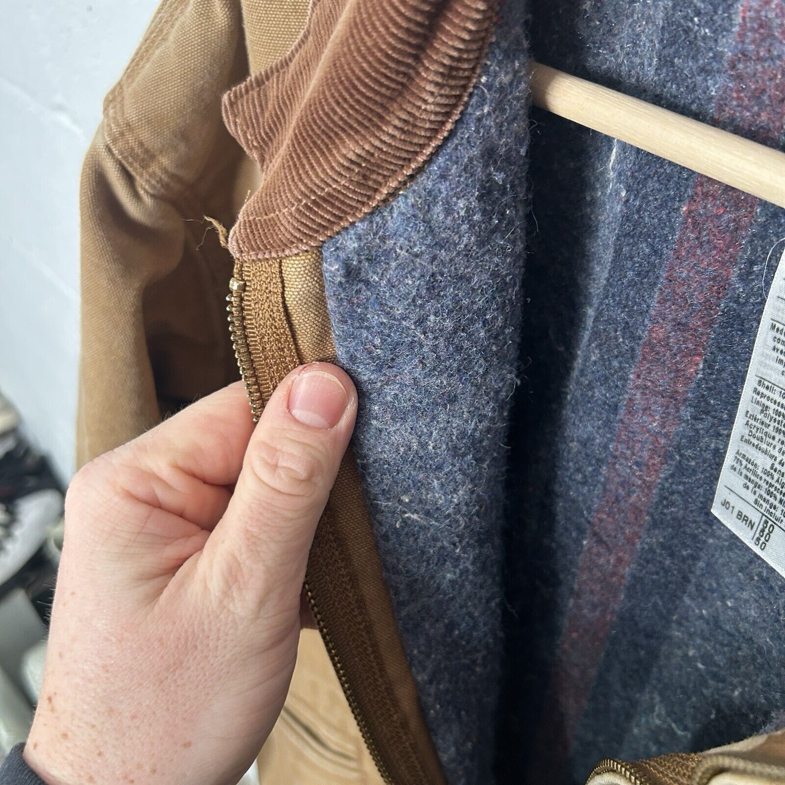 Carhartt Vintage Carhartt Blanket-Lined Detroit Jacket “Brown” J01 Size US XXL / EU 58 / 5 - 10 Thumbnail