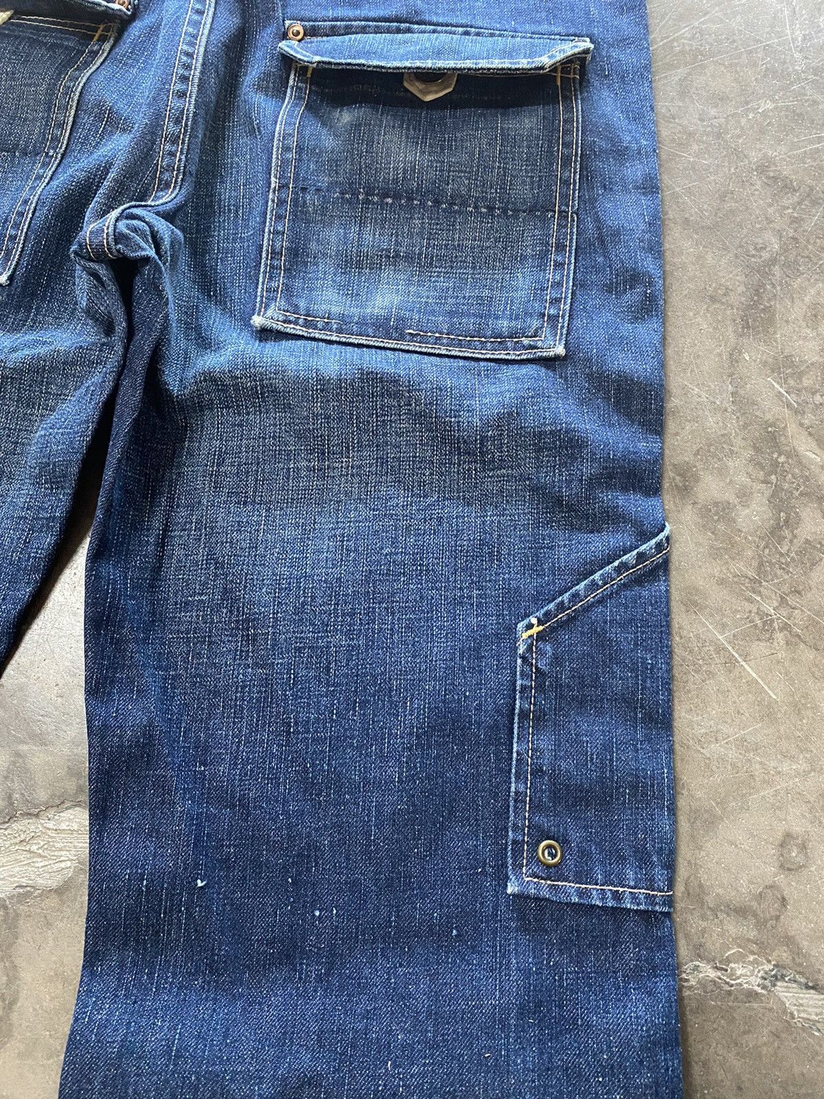 Gap × Japanese Brand Baggy Jeans Vintage Gap Carpenter Pants Size US 31 - 4 Thumbnail