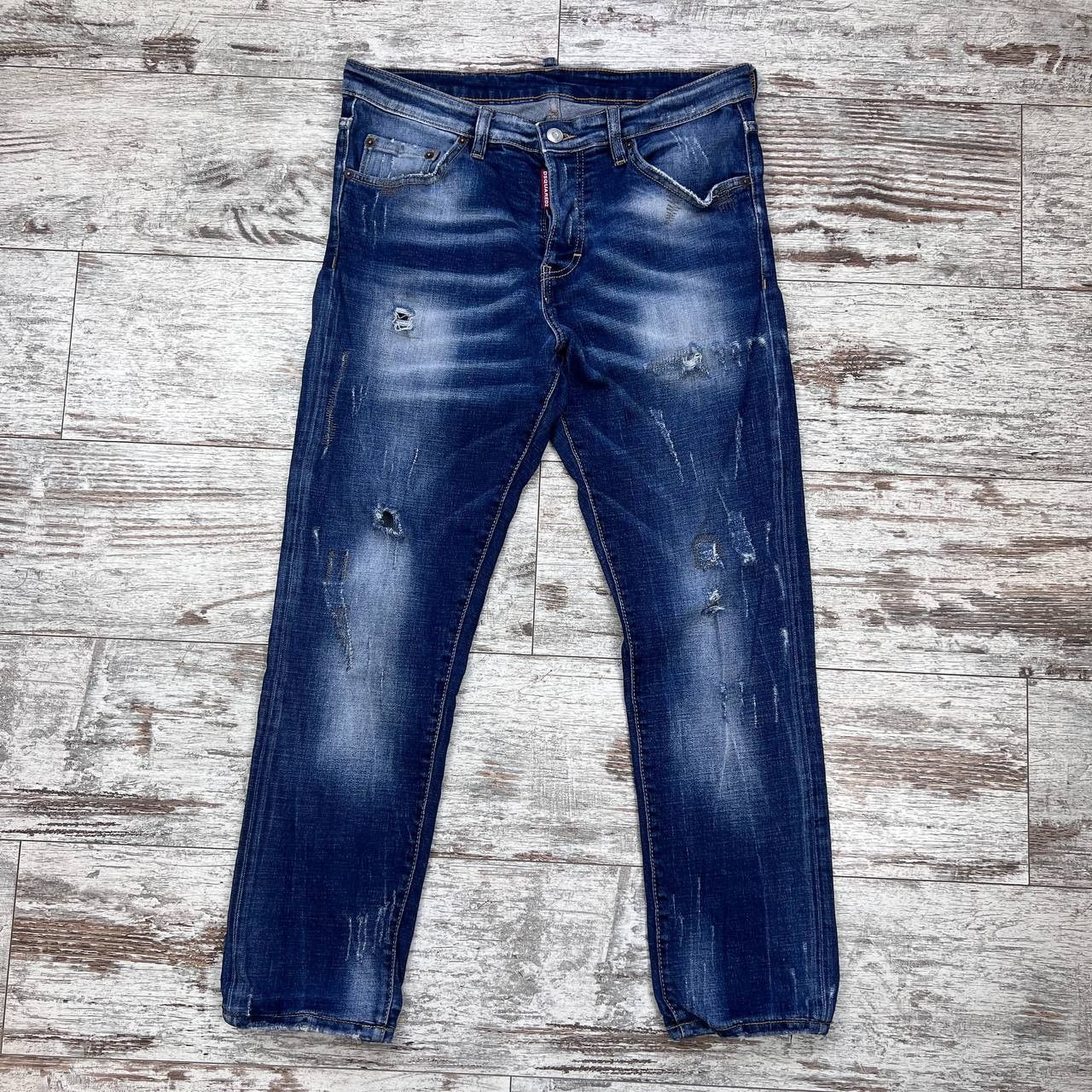 Dsquared2 Dsquared2 Men's Distressed Jeans Ripped Patched Paint Size US 32 / EU 48 - 1 Thumbnail