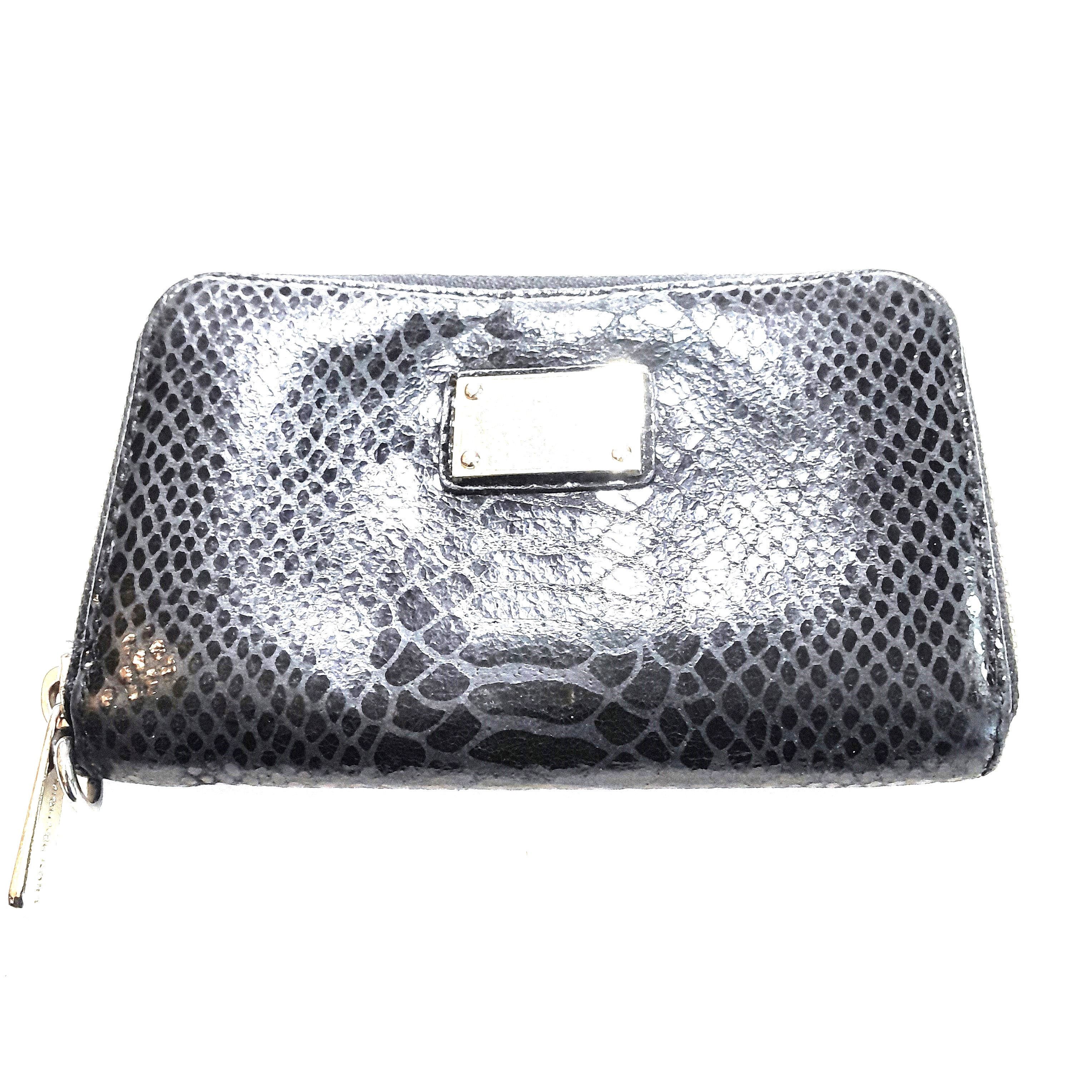 Michael Kors Michael Kors Snake Skin Pattern Round Zip Short Wallet Size ONE SIZE - 1 Thumbnail
