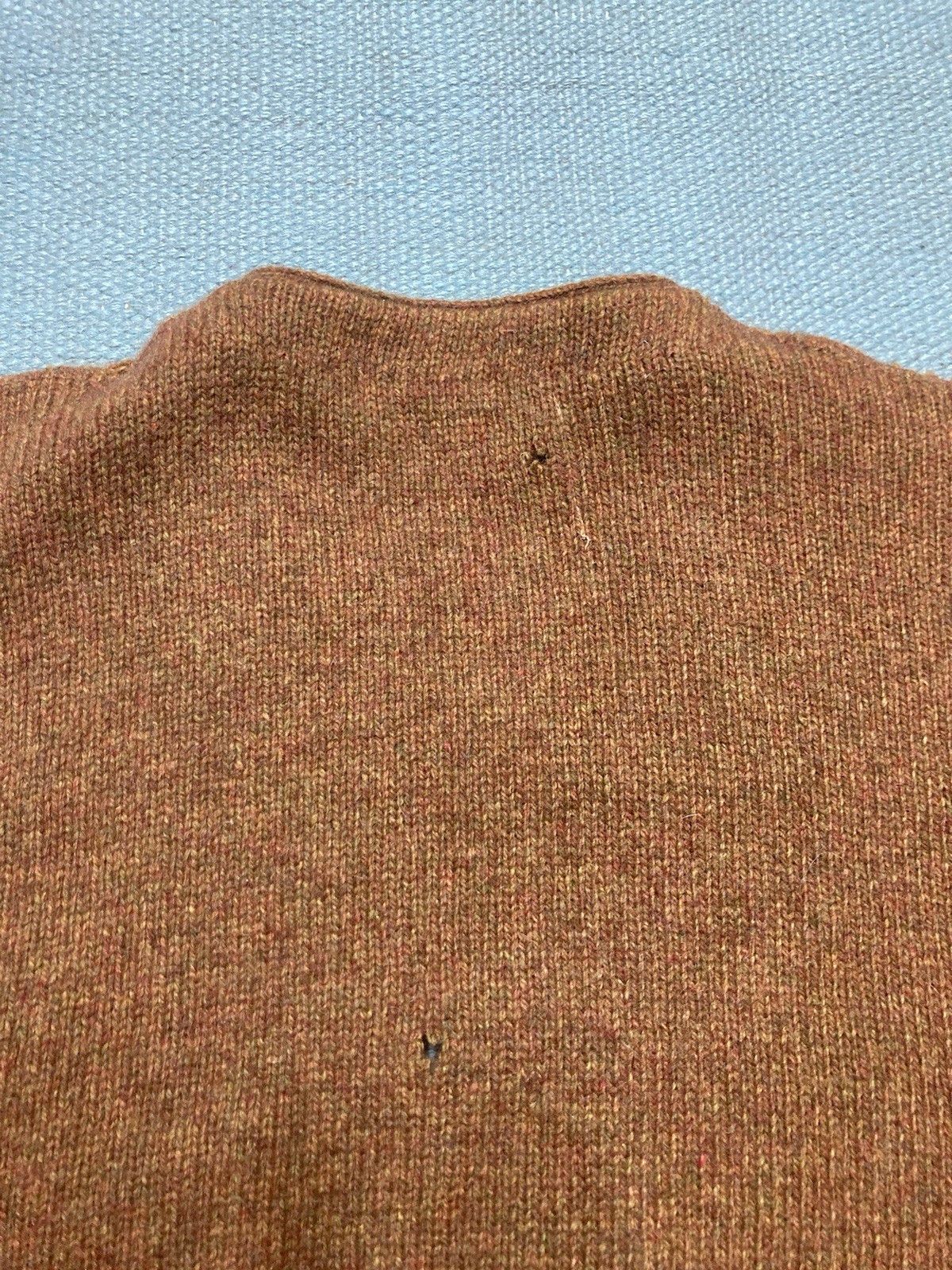Vintage 50s cardigan sweater wool blend distres grunge Kurt Cobain M Size US M / EU 48-50 / 2 - 13 Thumbnail