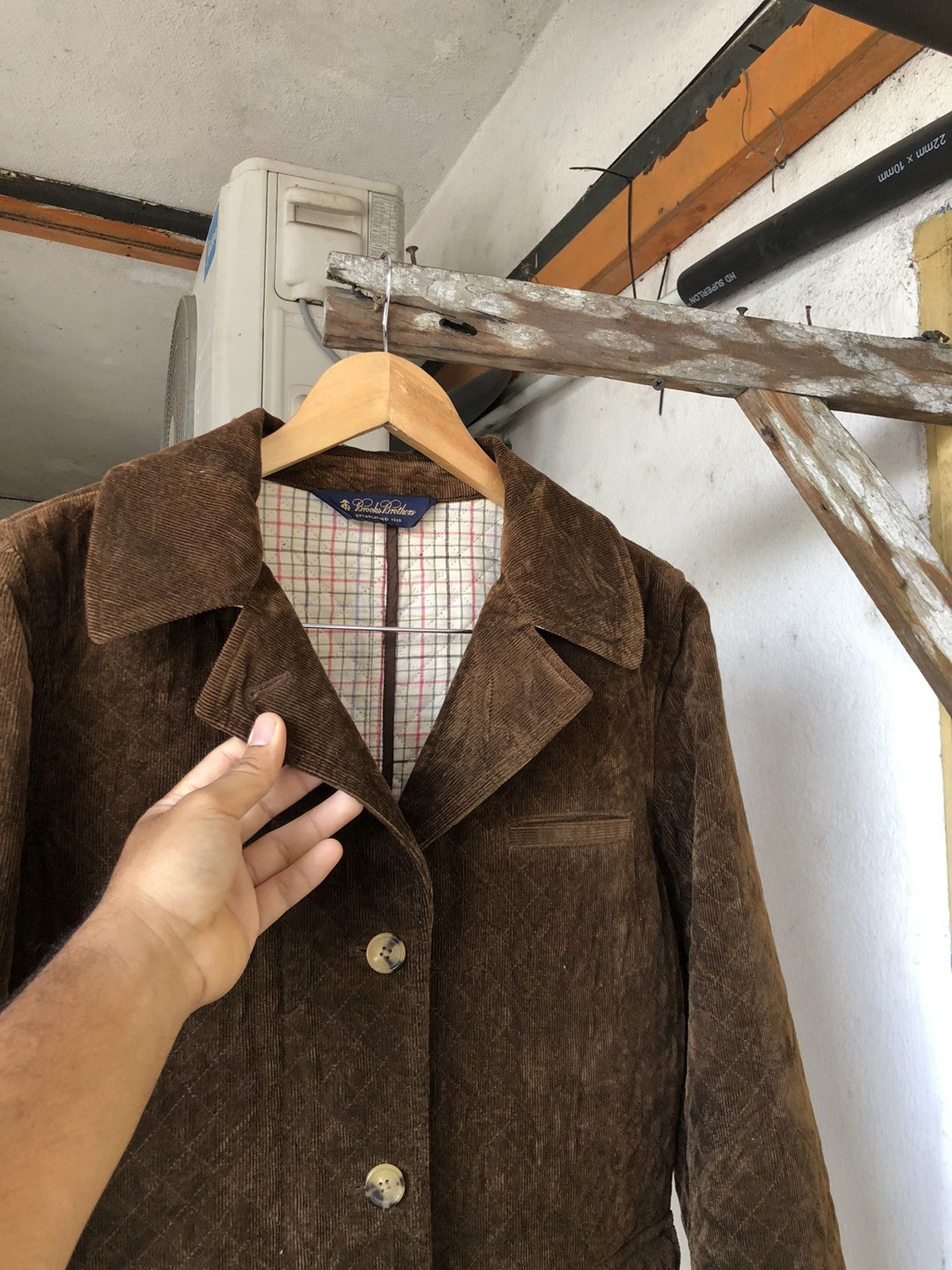 Brooks Brothers Vintage Brooks Brothers Quilt Paded Jacket Brown Size S / US 4 / IT 40 - 5 Thumbnail