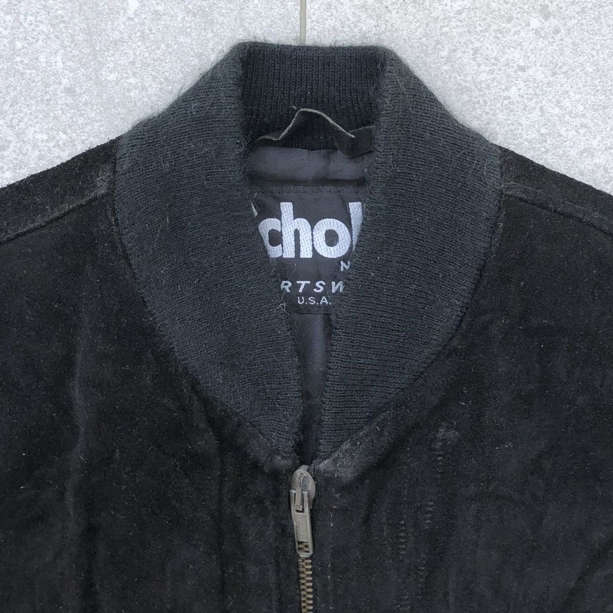 Schott Vintage SCHOTT NYC Suede Leather Bomber Jacket USA 🇺🇸 Size US M / EU 48-50 / 2 - 15 Thumbnail