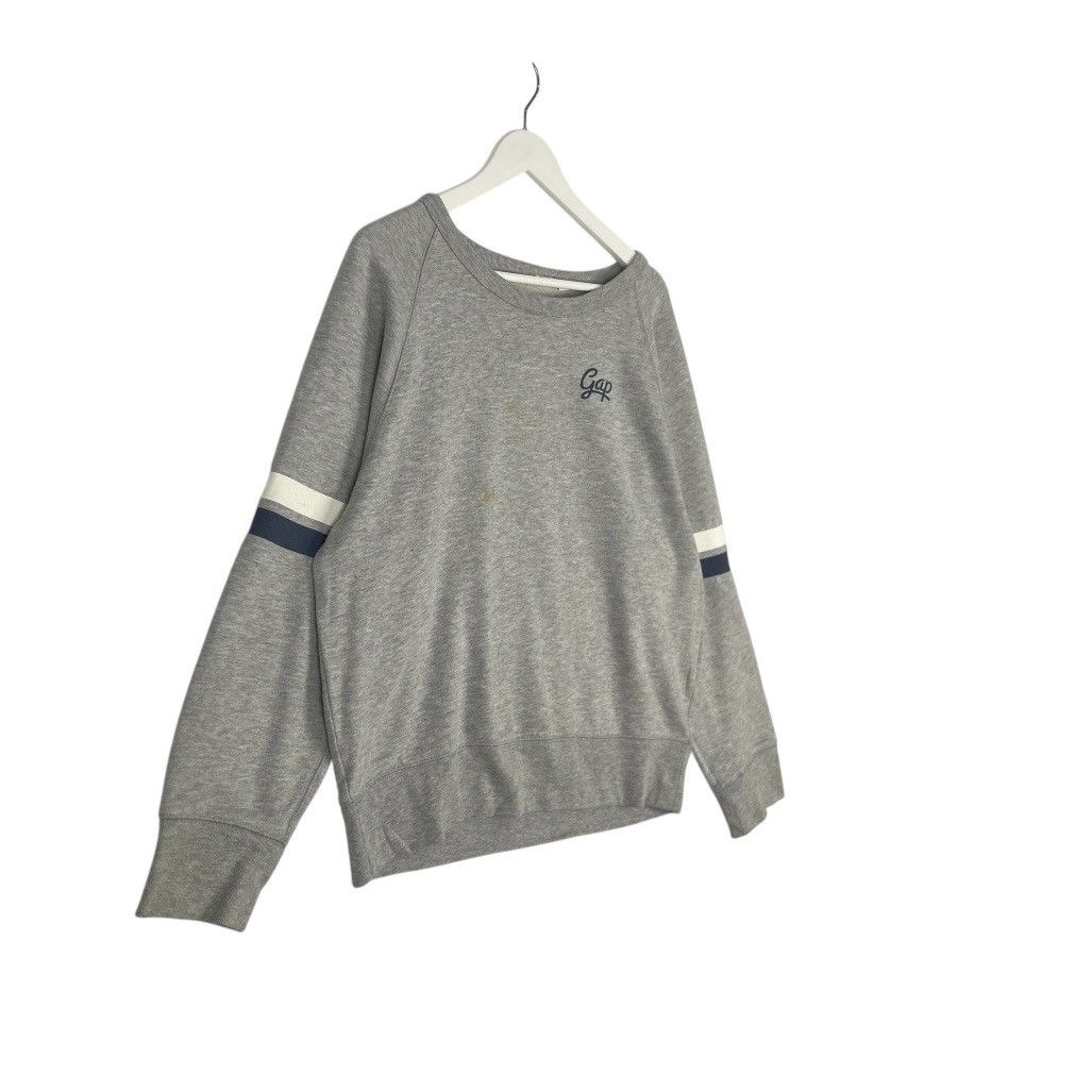 Designer × Vintage vintage Hoodie/sweater gap small logo gray blue white two Size US L / EU 52-54 / 3 - 3 Thumbnail