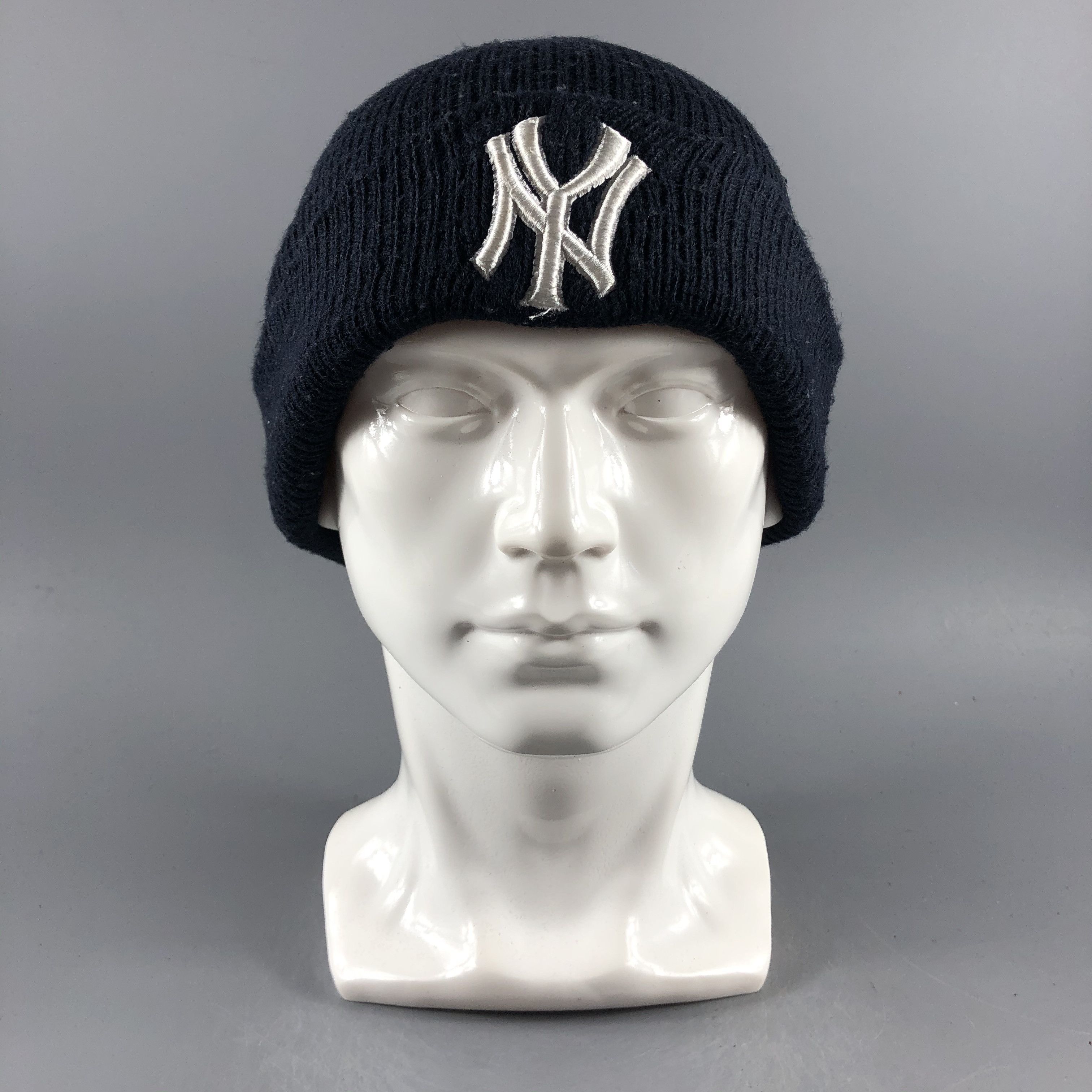 MLB × Vintage New York Yankees Beanie Snow Hat Snow Cap -D231 Size ONE SIZE - 9 Thumbnail