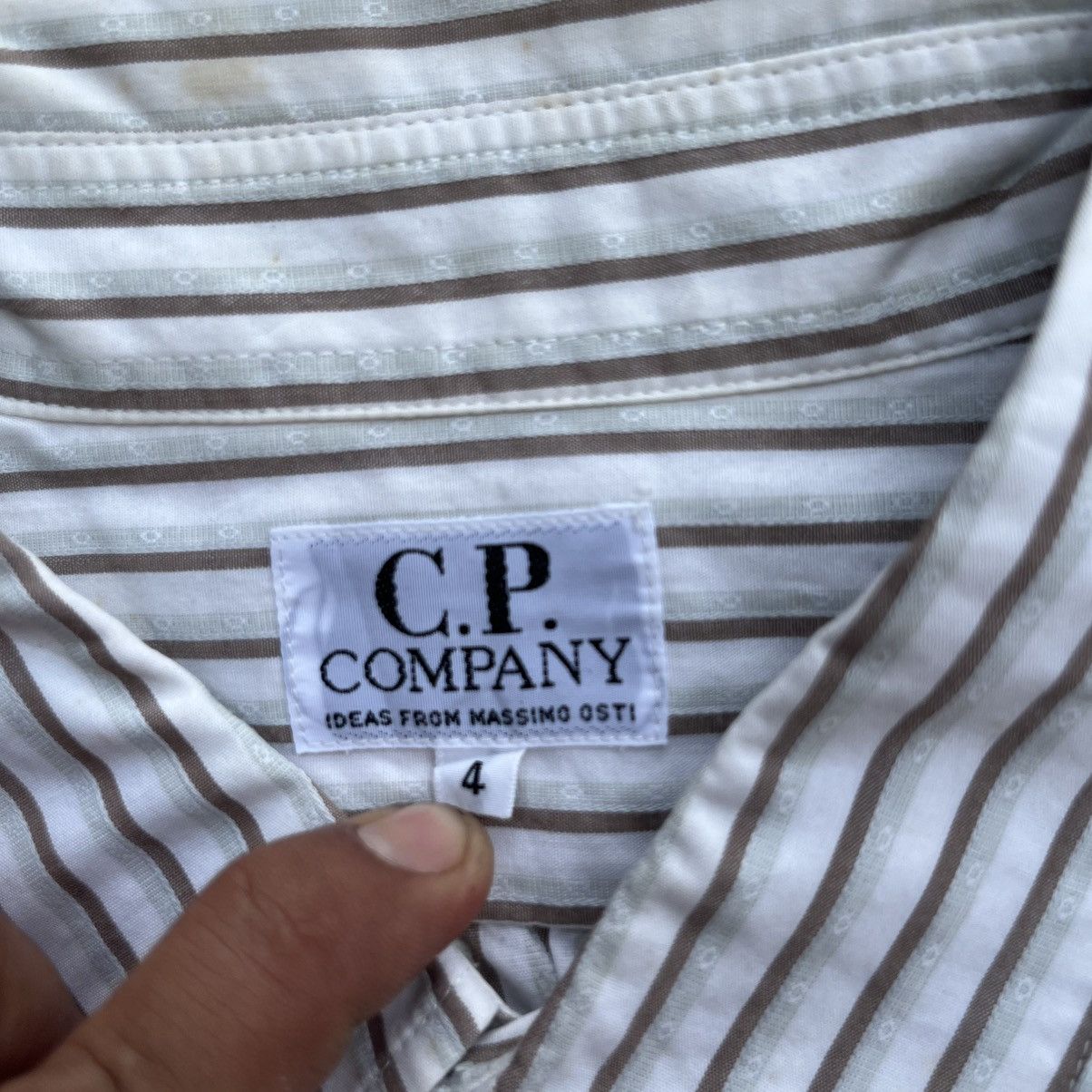 C.P. Company CP COMPANY CASUAL STRIPE LONG SLEEVE SHIRT LIKE STONE ISLAND Size US XL / EU 56 / 4 - 5 Thumbnail