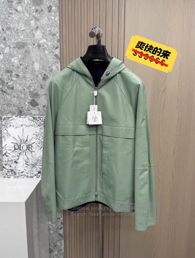 Hermes Hermes New Fall/Winter, Mint Green/Midnight Blue, Double-S Size US S / EU 44-46 / 1 - 1 Thumbnail