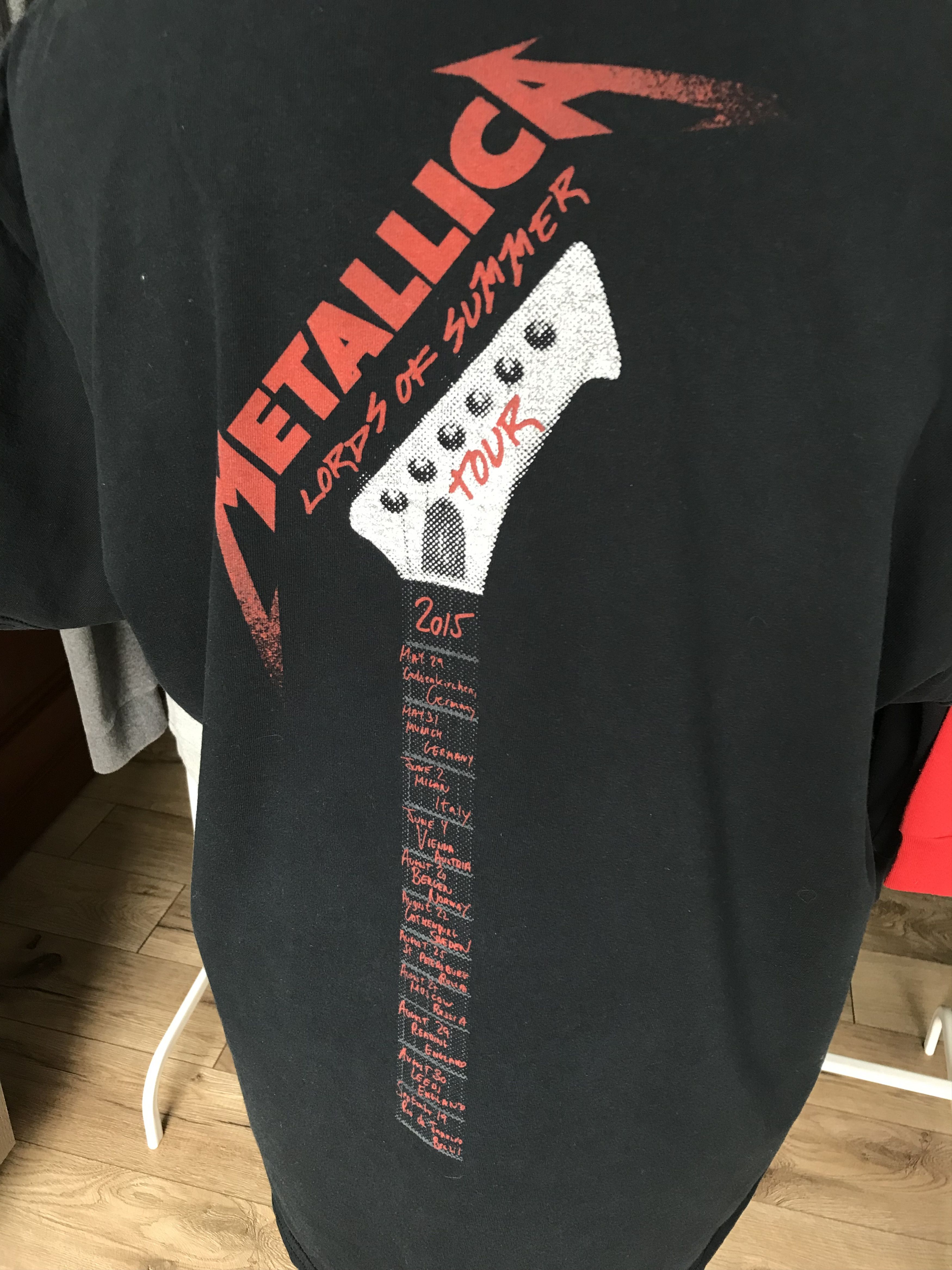 Vintage Metallica Lords of Summer T-shirt Size US XL / EU 56 / 4 - 7 Thumbnail