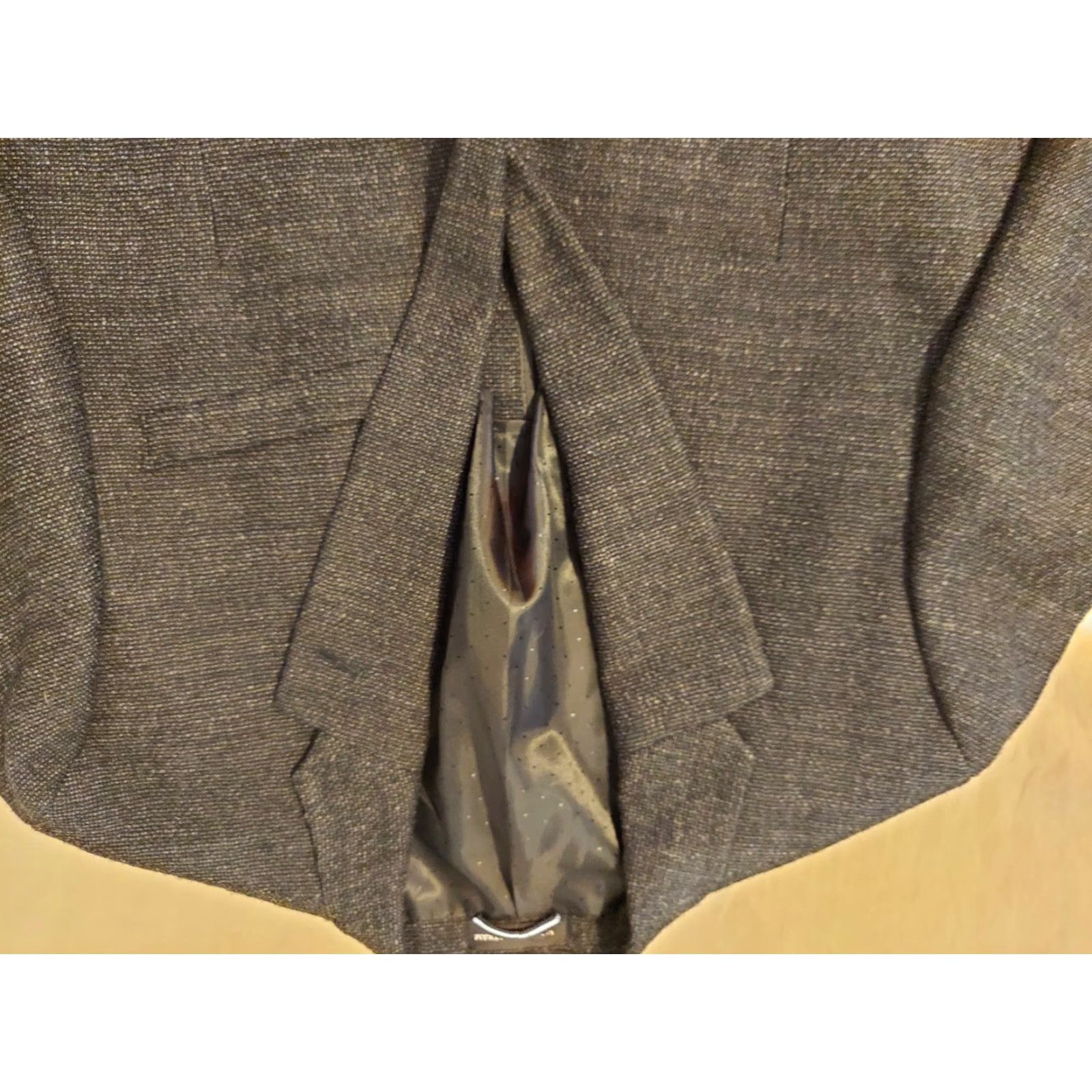 Tommy Hilfiger VINTAGE Tommy Hilfiger Blazer Mens Wool 40R Gray Jacket 2 Piece Size 40R - 2 Thumbnail