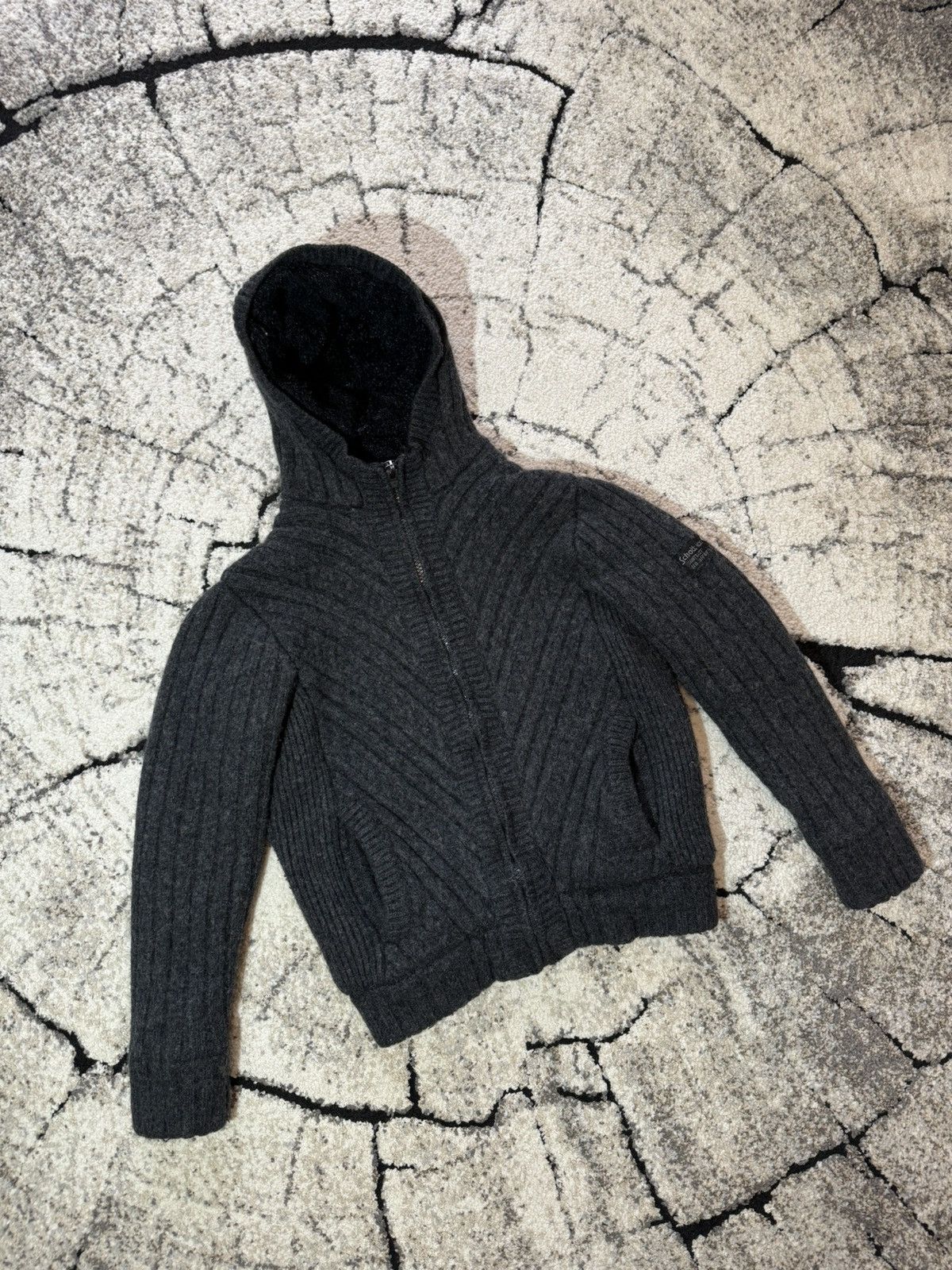 Schott Vintage Schott NYC Wool Hooded Gray Jacket Large Military Size L / US 10 / IT 46 - 1 Thumbnail