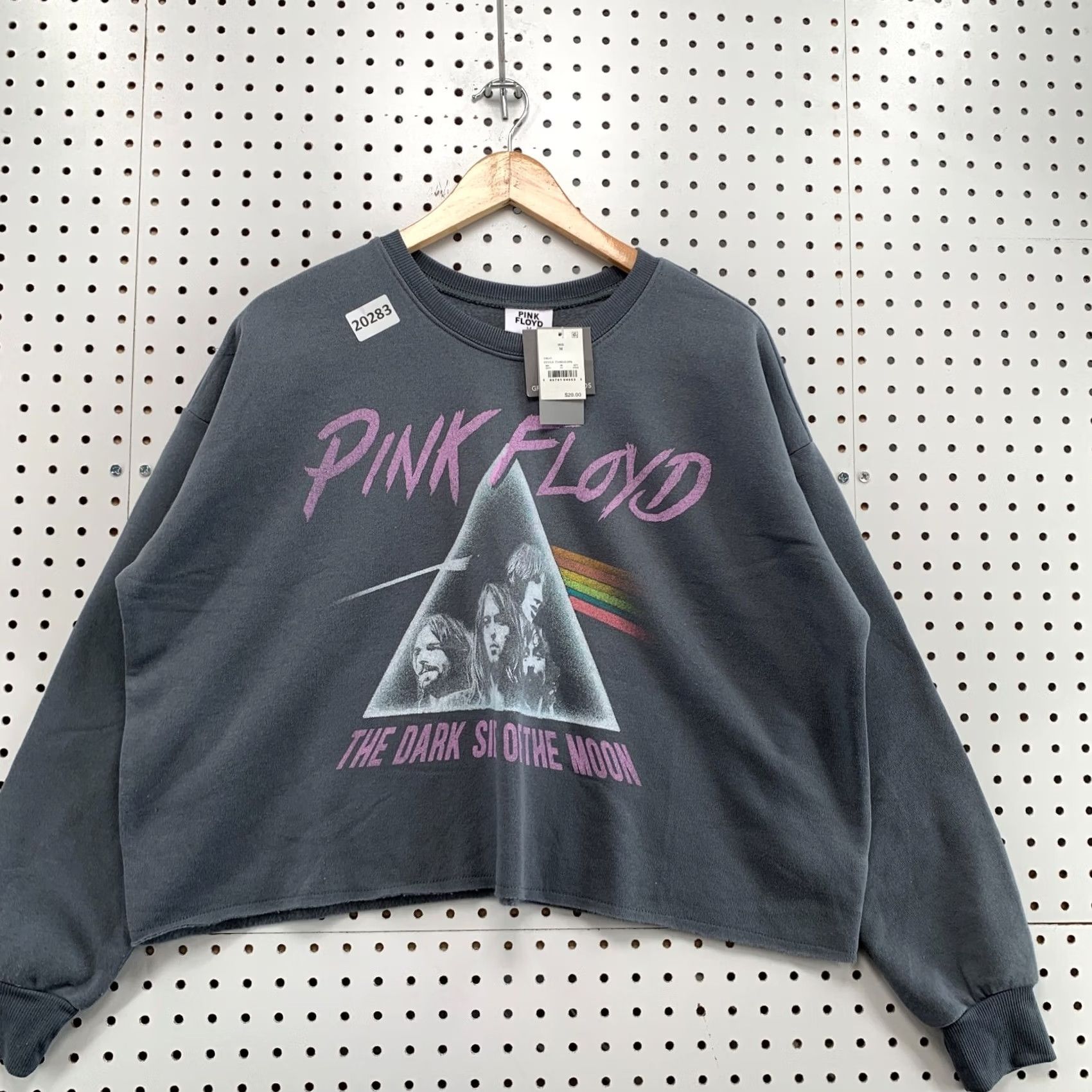 Vintage Pink Floyd Sweatshirt Gray Crewneck Pullover Womens M 27x22 NWT Size M / US 6-8 / IT 42-44 - 2 Thumbnail