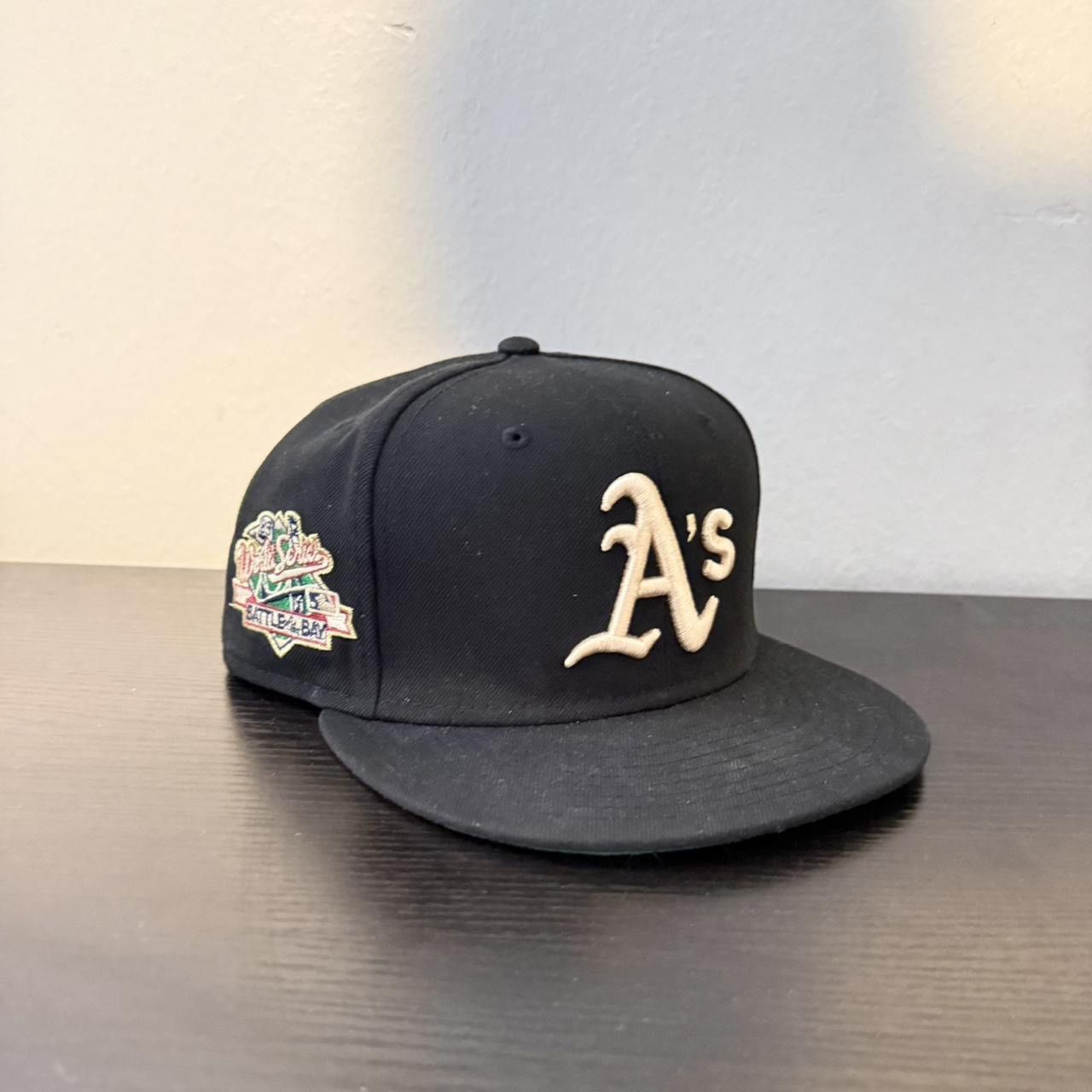 New Era Green UV Oakland A’s Black fitted hat Size ONE SIZE - 1 Thumbnail