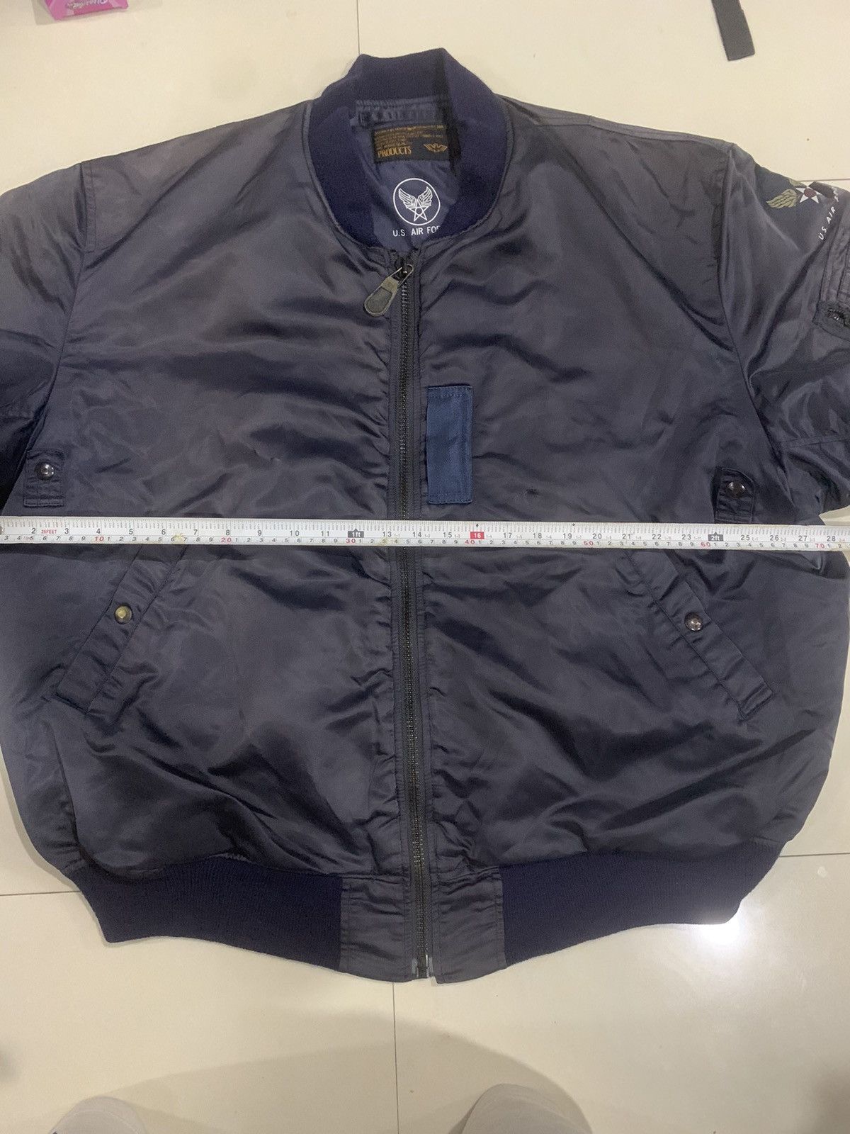 Vintage RARE!! Flight Jacket Bomber U.S Air Force Size US XL / EU 56 / 4 - 8 Thumbnail