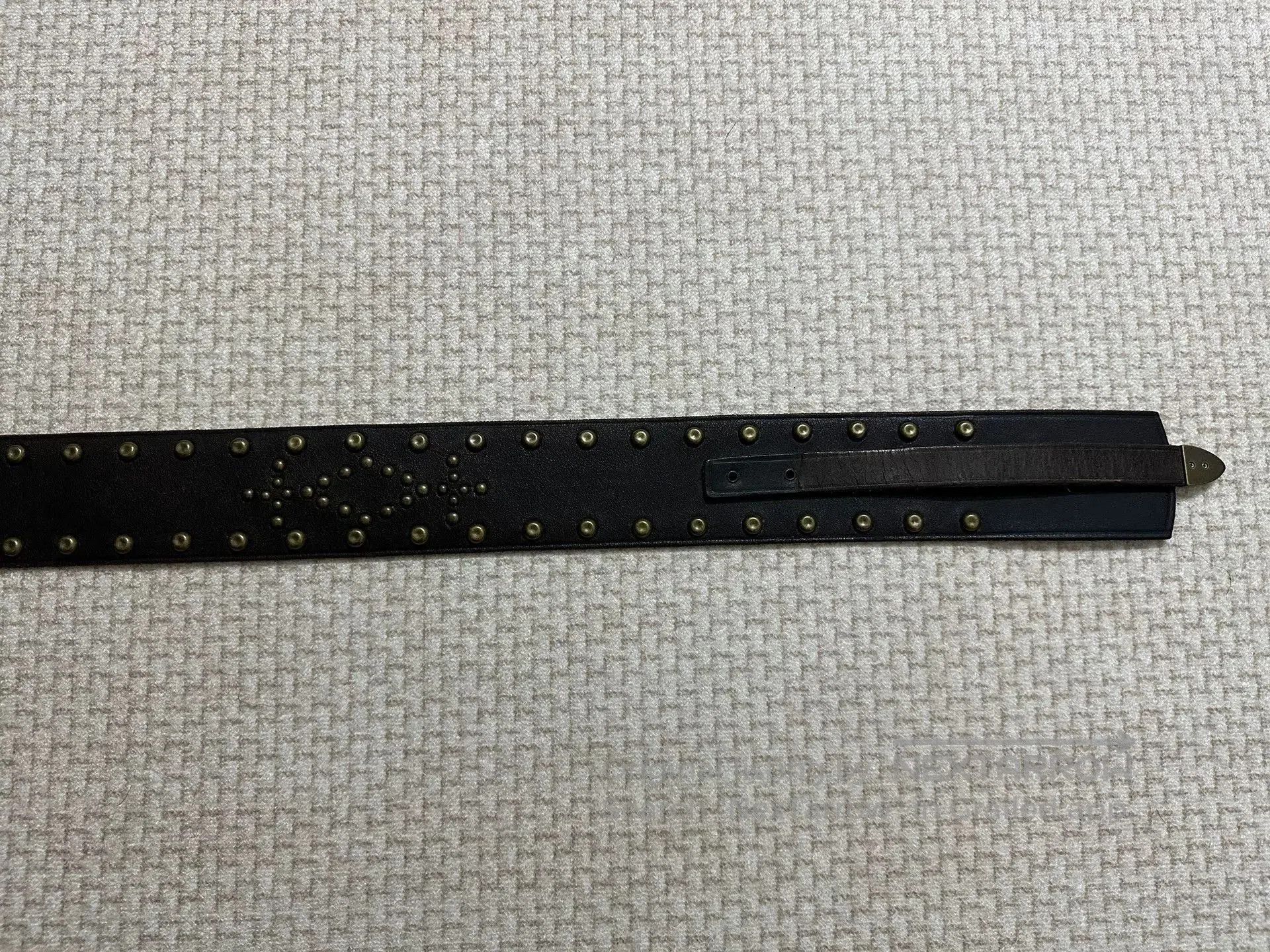 Denim & Supply Ralph Lauren Ralph Lauren Denim Supply Black Rivet Belt. Size ONE SIZE - 4 Thumbnail