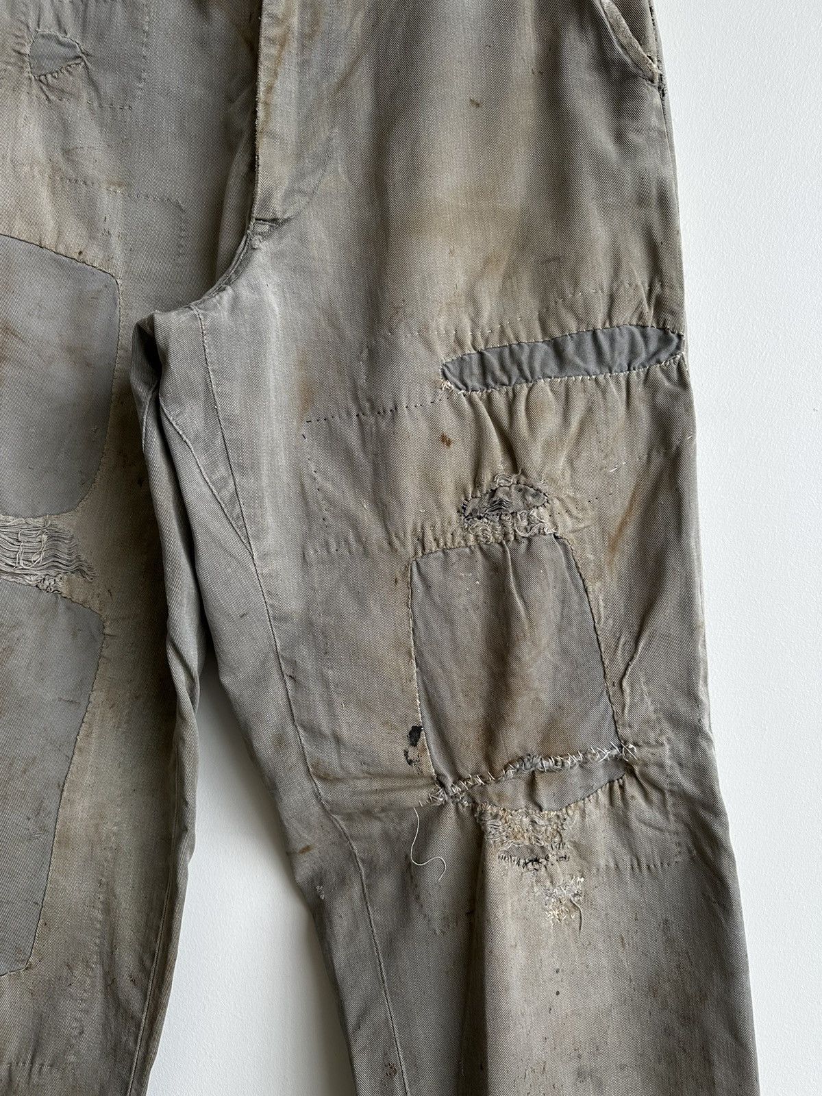 Kapital × Lee × Vintage True Vintage Lee Pants Thrashed with OG Farm repairs Size US 30 / EU 46 - 4 Thumbnail