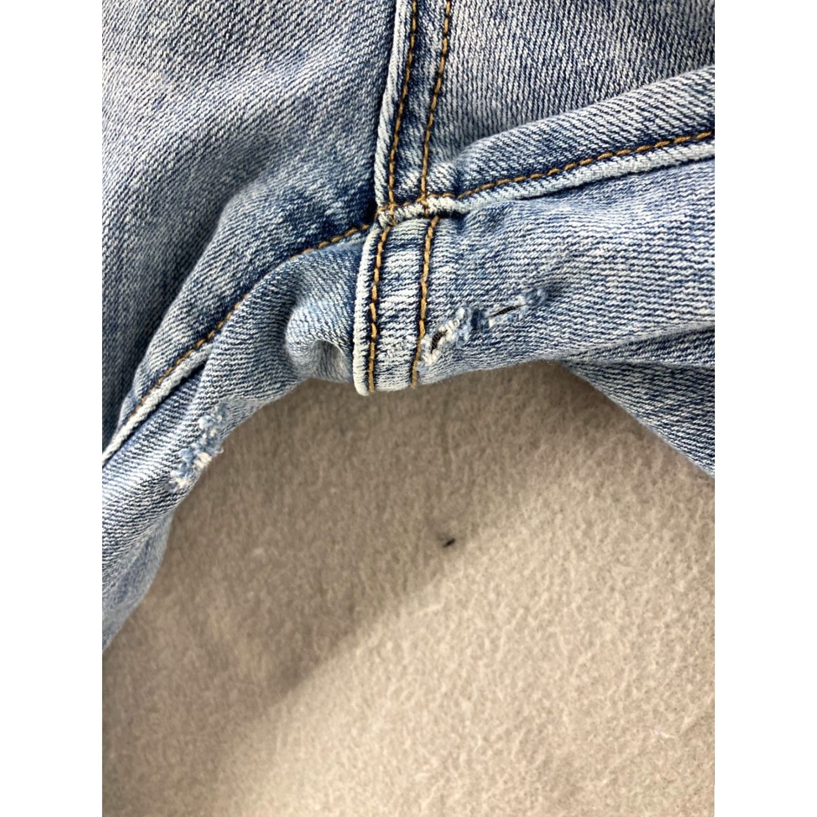Express Express Rerock Jeans Skinny Low Rise 4 Blue Denim Stretch 5-Pocket Slim Women's Jeans XS to 4? Size 27" / US 4 / IT 40 - 7 Thumbnail
