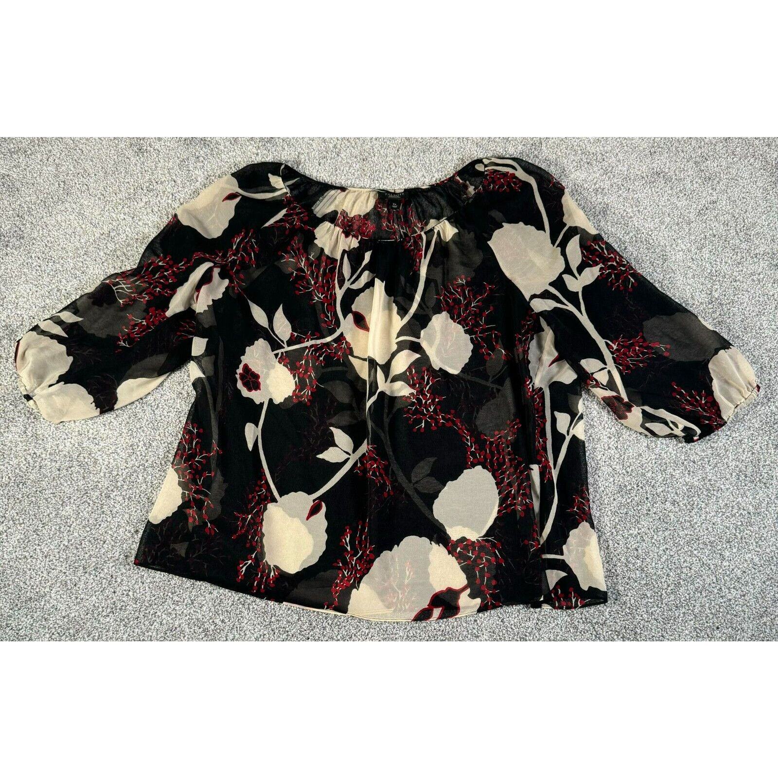 Other Talbots Blouse Petite XP Sheer Overlay Whimsigoth Fairy Size XL / US 12-14 / IT 48-50 - 1 Thumbnail