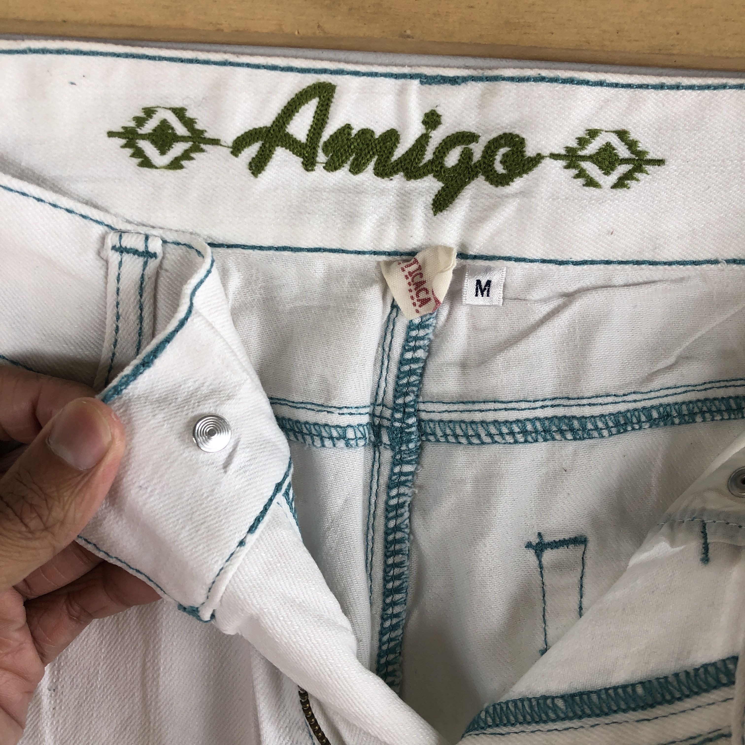 Japanese Brand Vintage Japanese Jeans Titicaca Amigo Denim Pants Size 28" / US 6 / IT 42 - 7 Thumbnail
