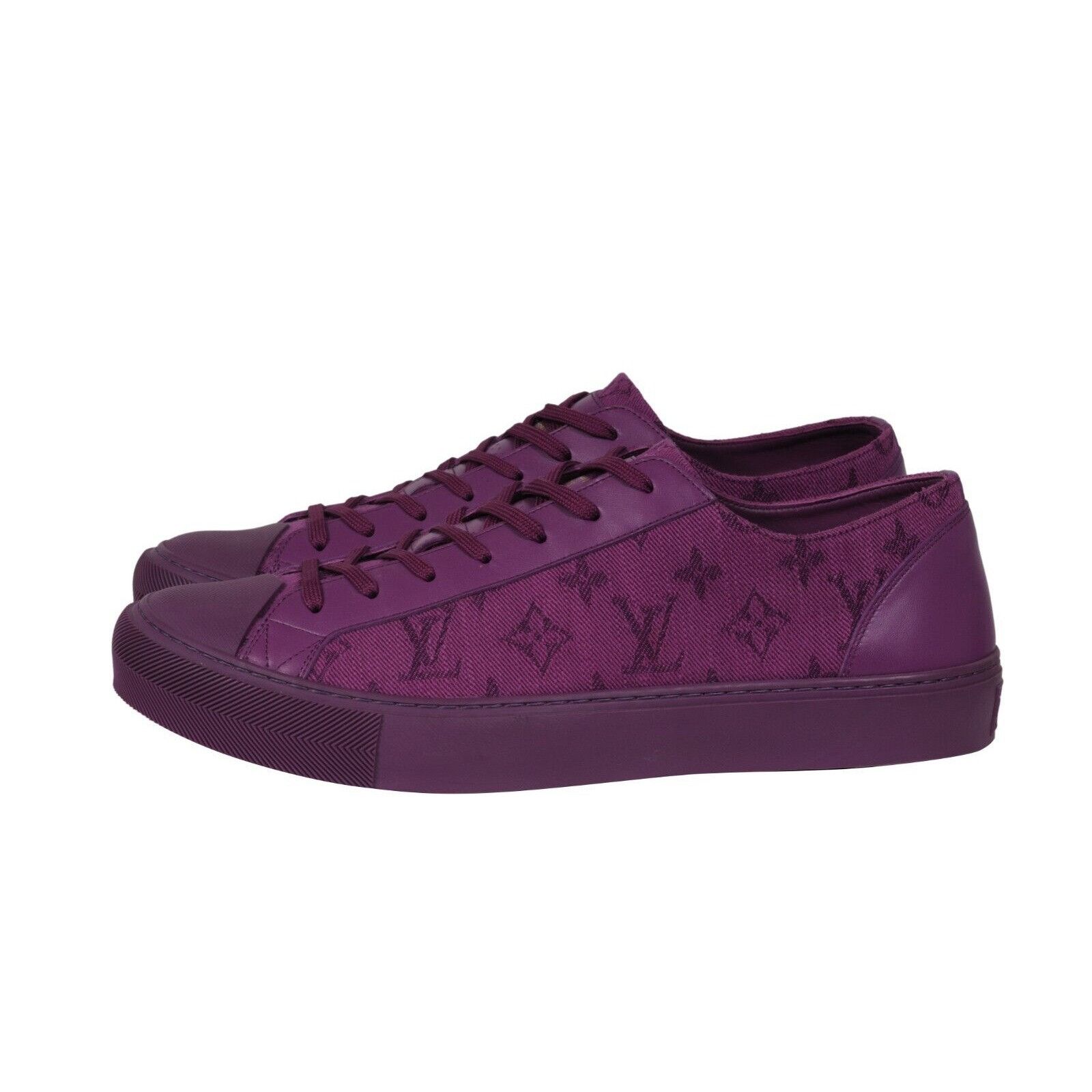 Louis Vuitton Tattoo Lv Logo Monogram Low Top Sneakers - 02449 Size US 9 / EU 42 - 4 Thumbnail