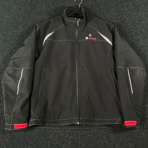 Vintage VINTAGE Bosch Softshell Heated Work Jacket Mens Size Medium Black Full Zip Size US M / EU 48-50 / 2 - 2 Thumbnail