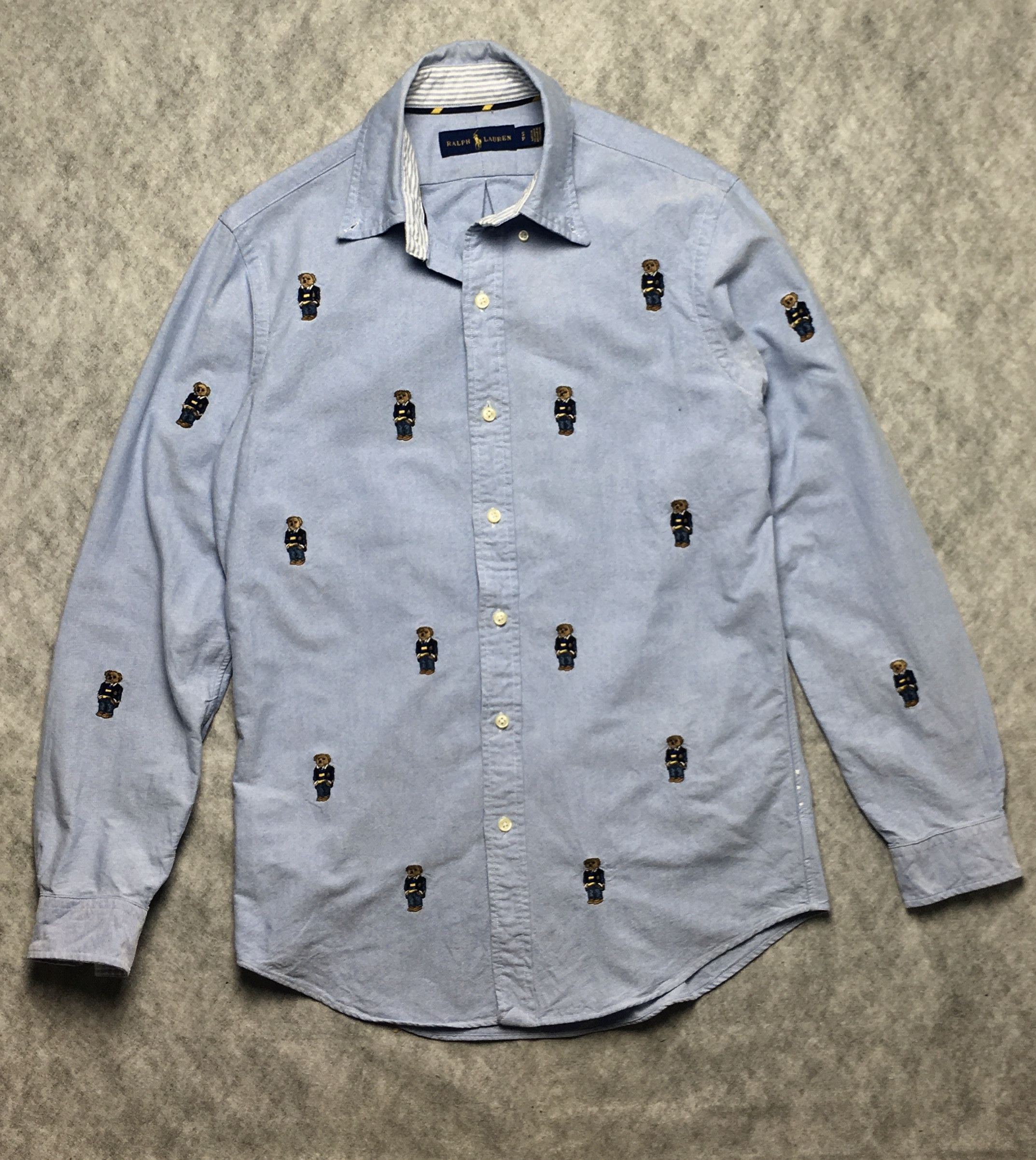 Ralph Lauren Polo Ralph Lauren Oxford Sport Embroidered All Over Bear S Size US S / EU 44-46 / 1 - 4 Thumbnail