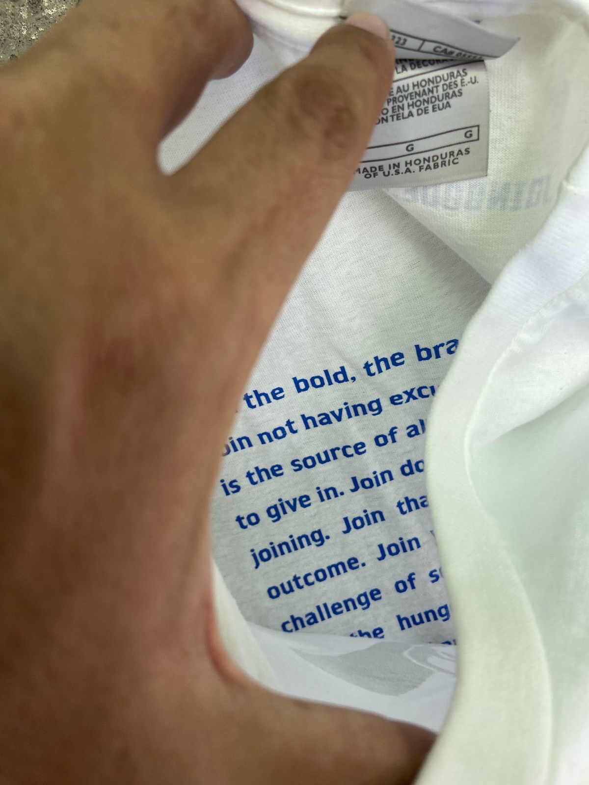 Nike × Vintage Vintage join bode Nike t shirt Size US L / EU 52-54 / 3 - 6 Thumbnail