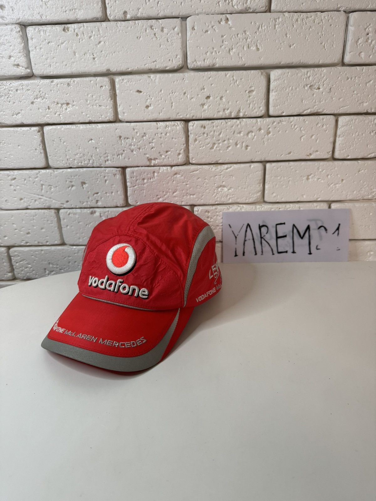Mercedes-Benz Vodafone McLaren Mercedes vintage cap hat Size ONE SIZE - 1 Thumbnail